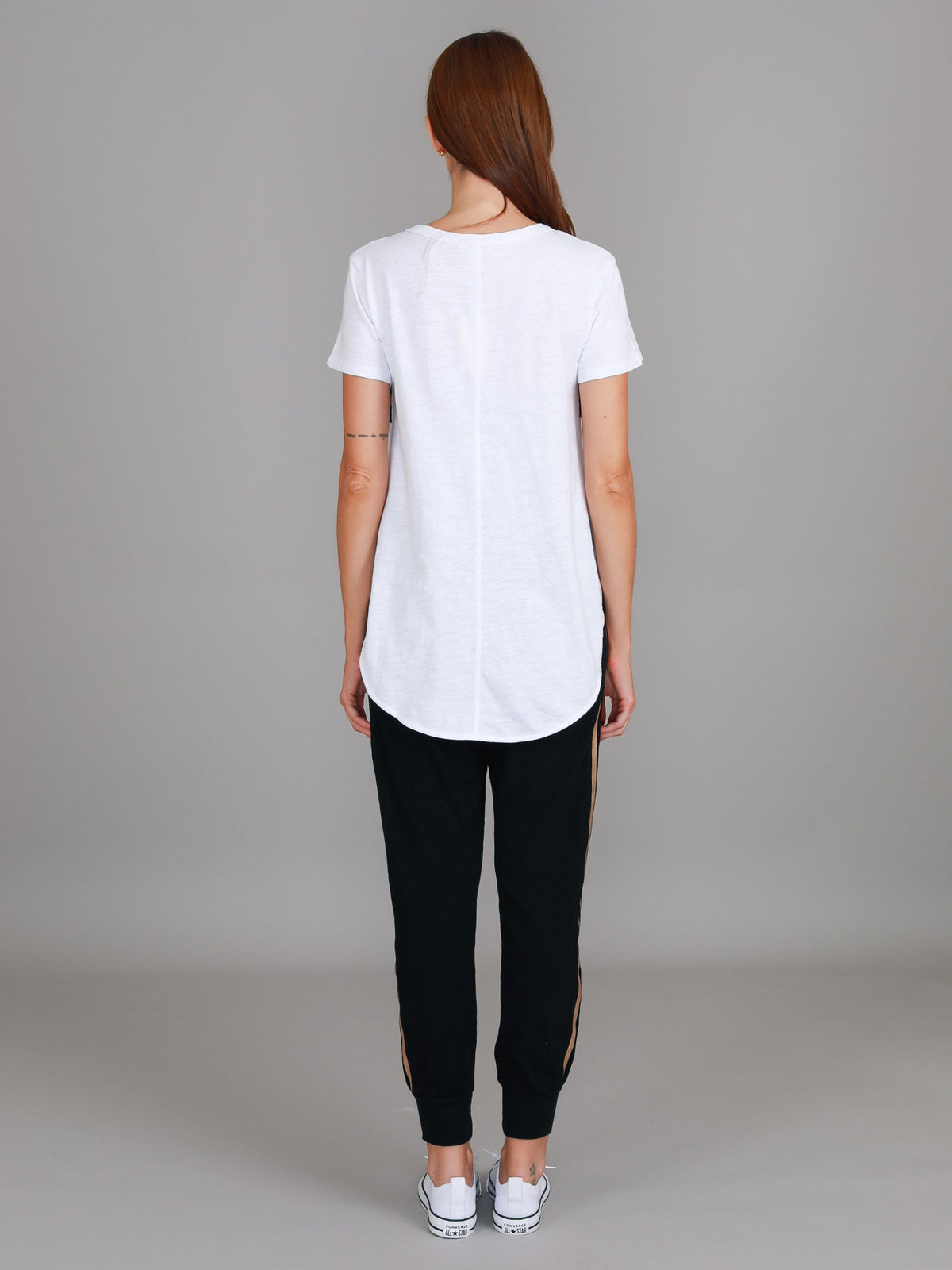 Jill Gold Star with Stripes T Shirt