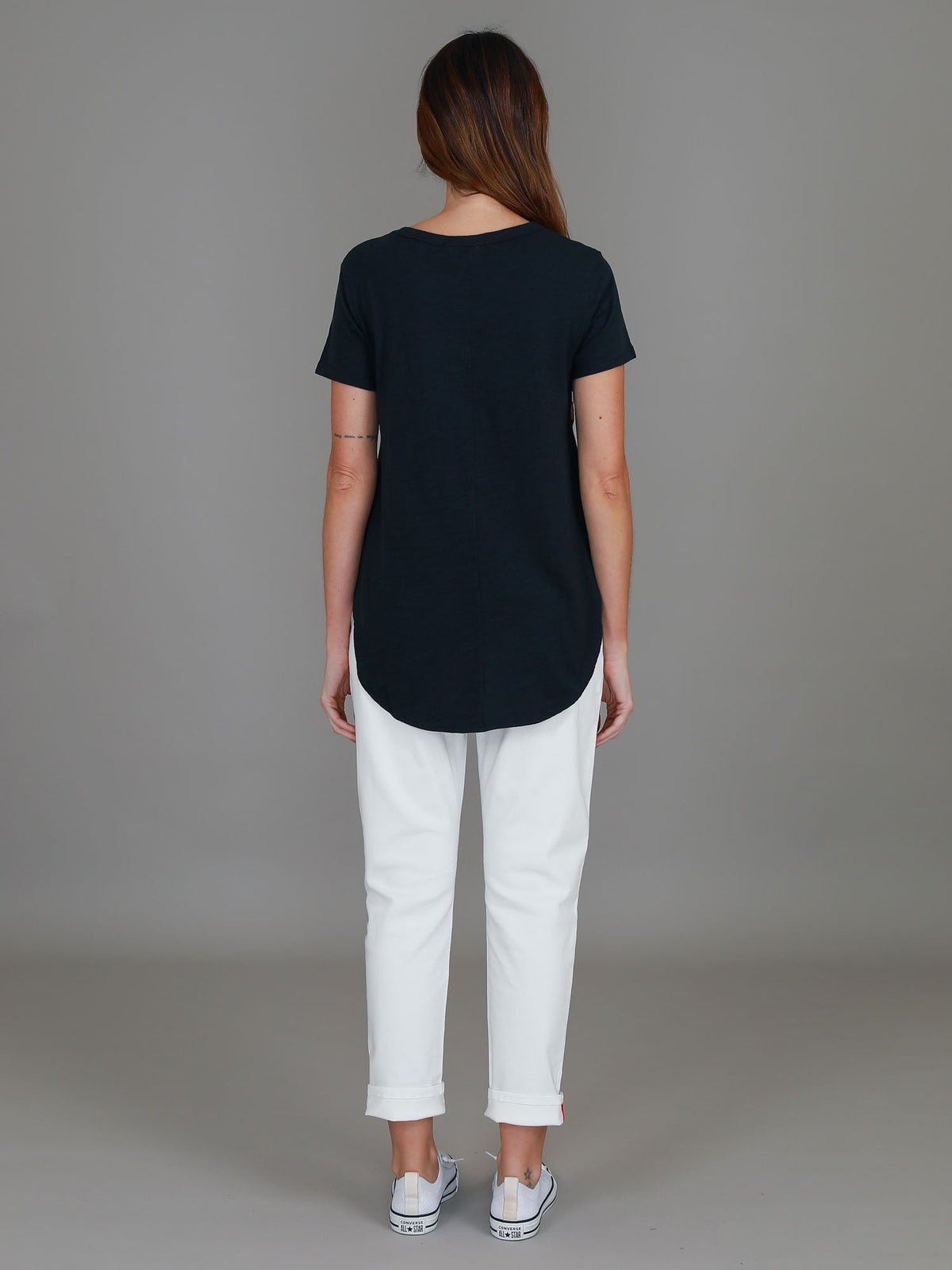 Jill Gold Star with Stripes T Shirt