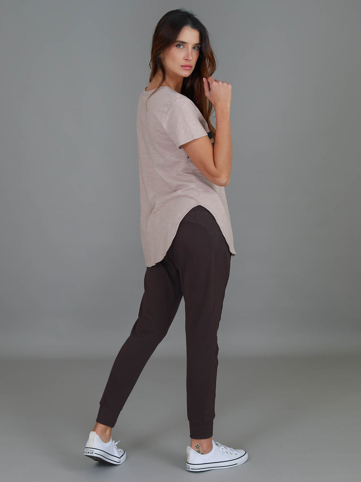 Jill Gold Star with Stripes T Shirt