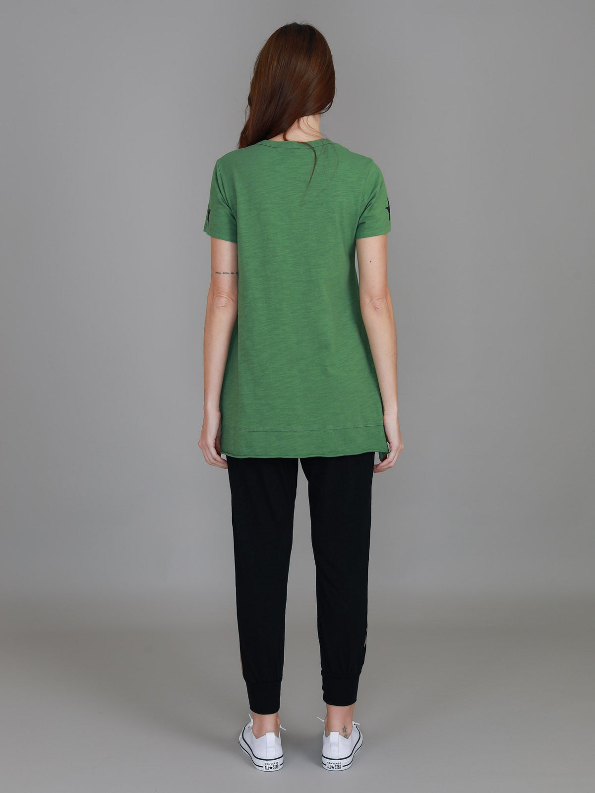 Rosemary Splice Star Leopard Print T Shirt