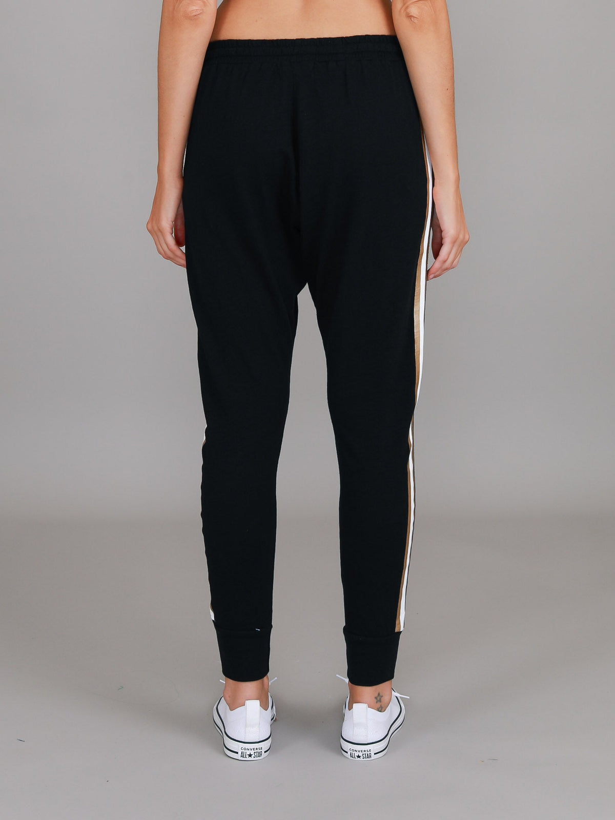 Gerry | Women's Side Stripe Tapered Joggers – Cotton Jersey