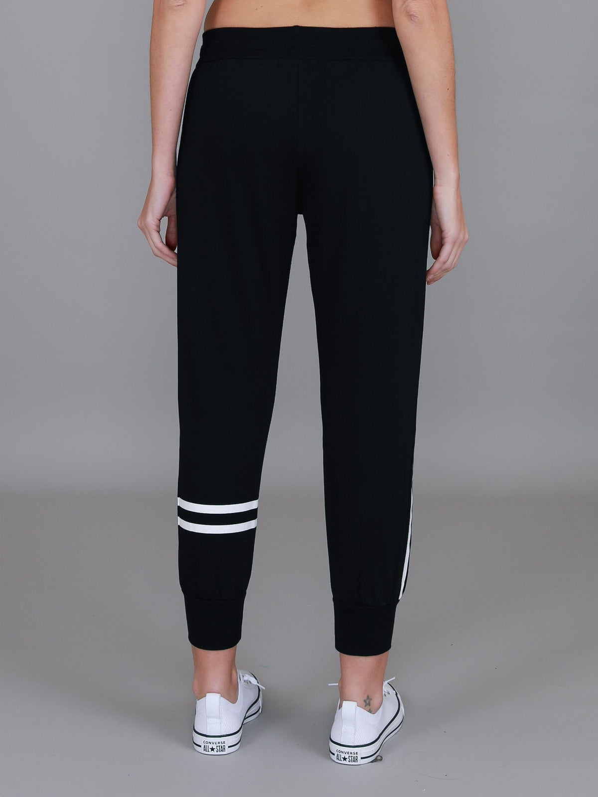 Jamie | Women's Two-Stripe Sweatpants – Cotton French Terry
