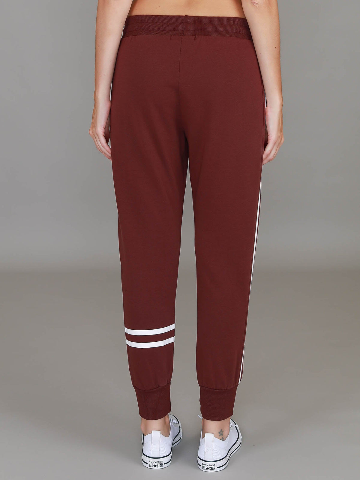Jamie | Women's Two-Stripe Sweatpants – Cotton French Terry