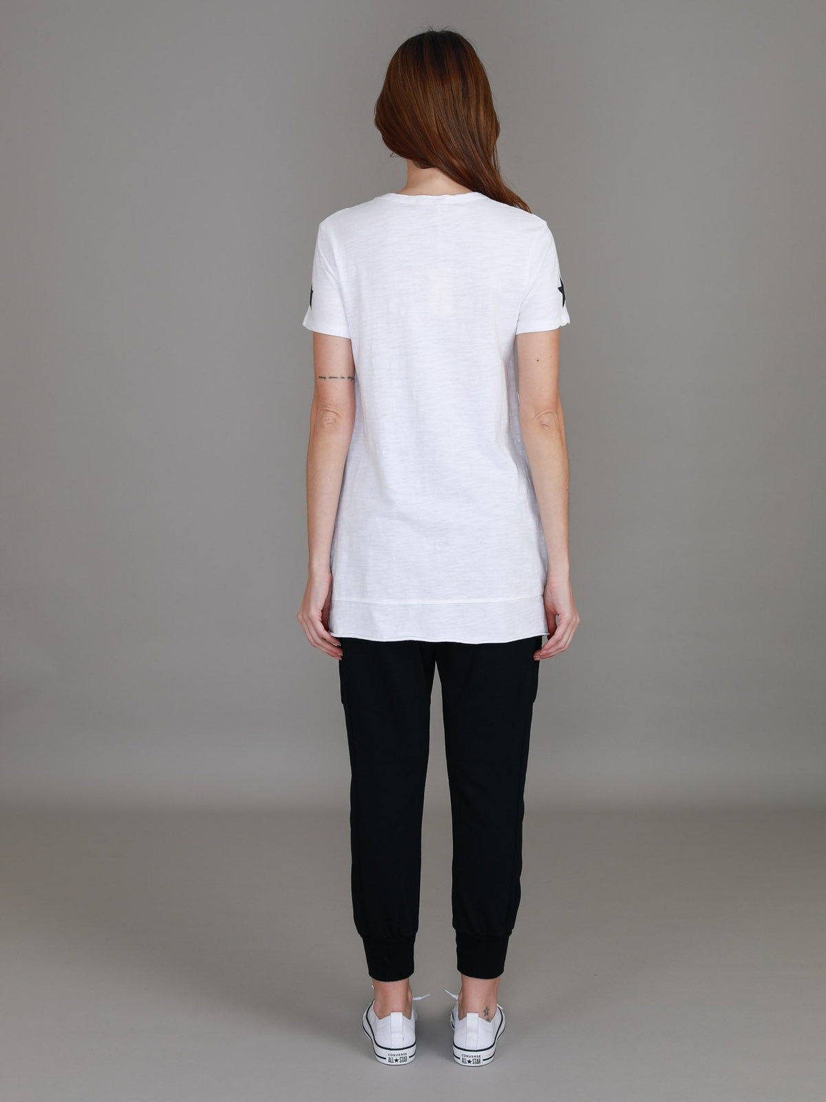 Sandy Check Black Star T Shirt (Sale)