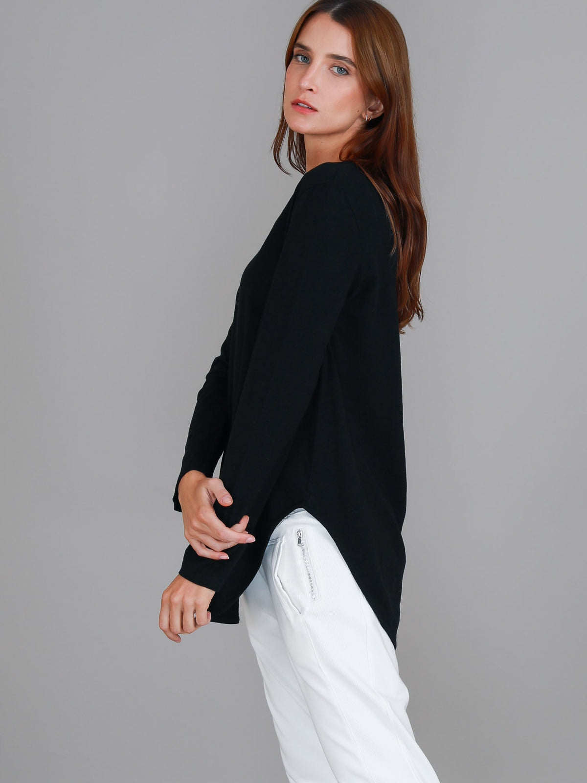 Scarlett | Women's Long Sleeve T-Shirt – Cotton Slub Jersey