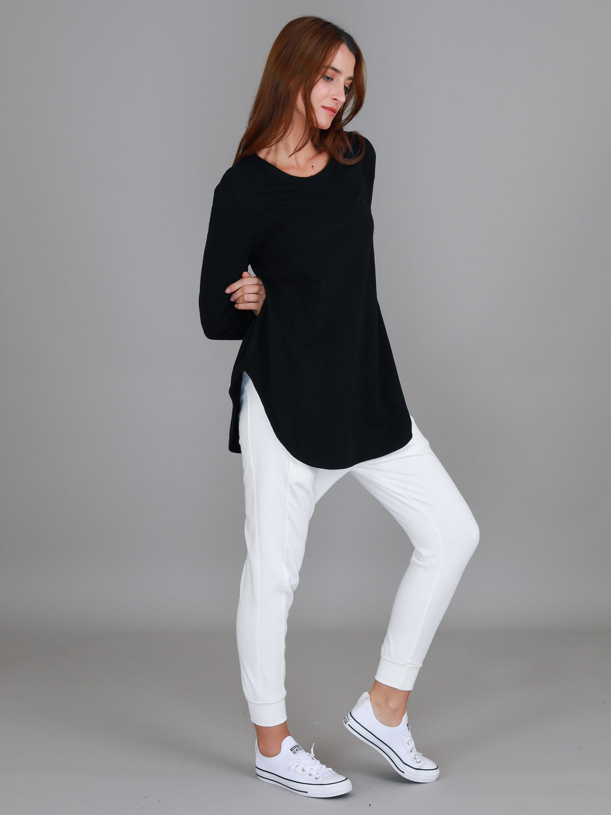 Scarlett | Women's Long Sleeve T-Shirt – Cotton Slub Jersey