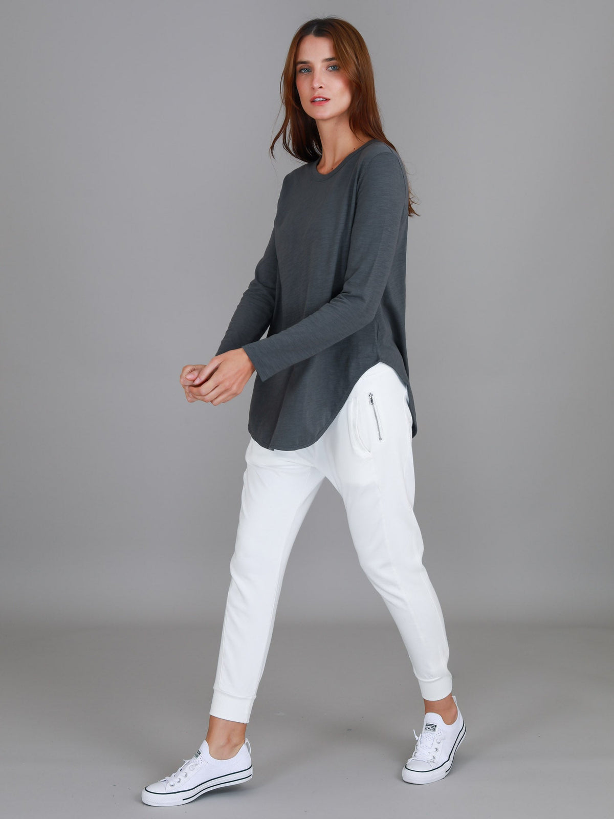 Scarlett | Women's Long Sleeve T-Shirt – Cotton Slub Jersey