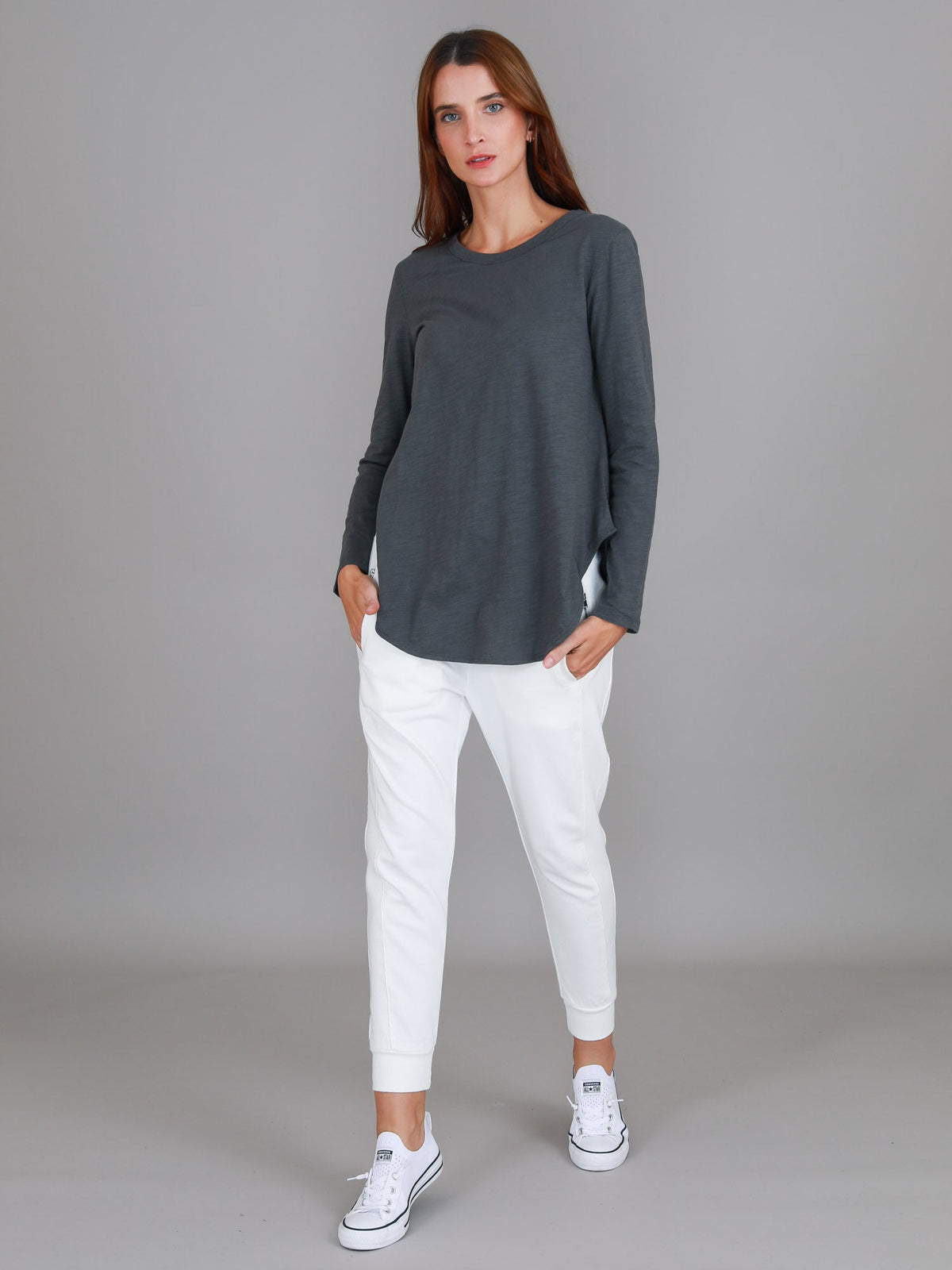 Scarlett | Women's Long Sleeve T-Shirt – Cotton Slub Jersey