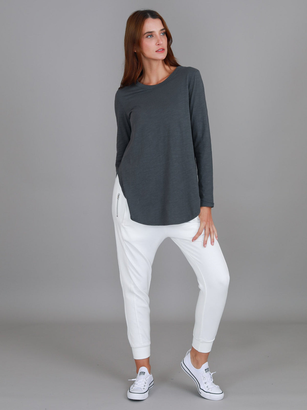 Scarlett | Women's Long Sleeve T-Shirt – Cotton Slub Jersey