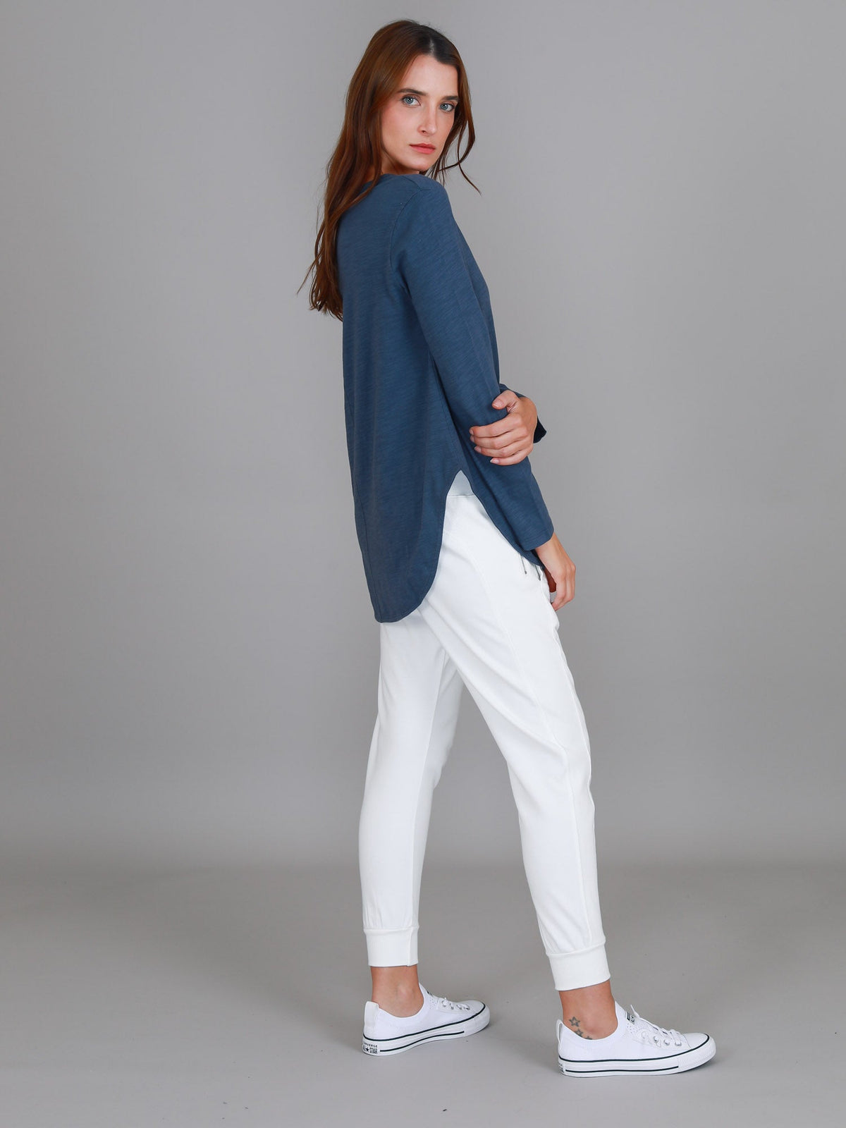 Scarlett | Women's Long Sleeve T-Shirt – Cotton Slub Jersey