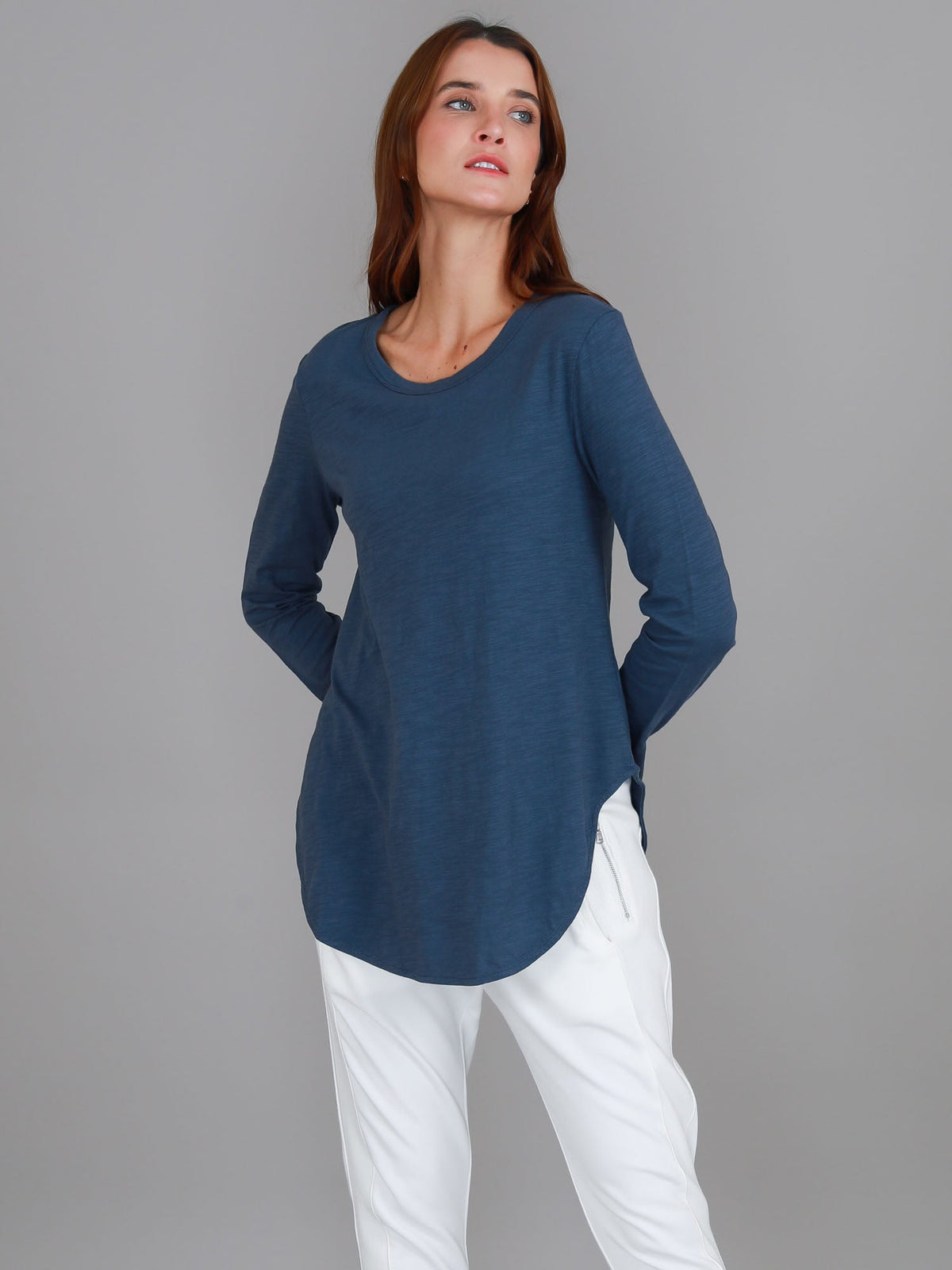 Scarlett | Women's Long Sleeve T-Shirt – Cotton Slub Jersey