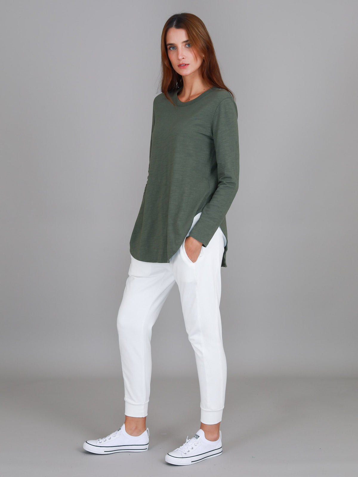 Scarlett | Women's Long Sleeve T-Shirt – Cotton Slub Jersey