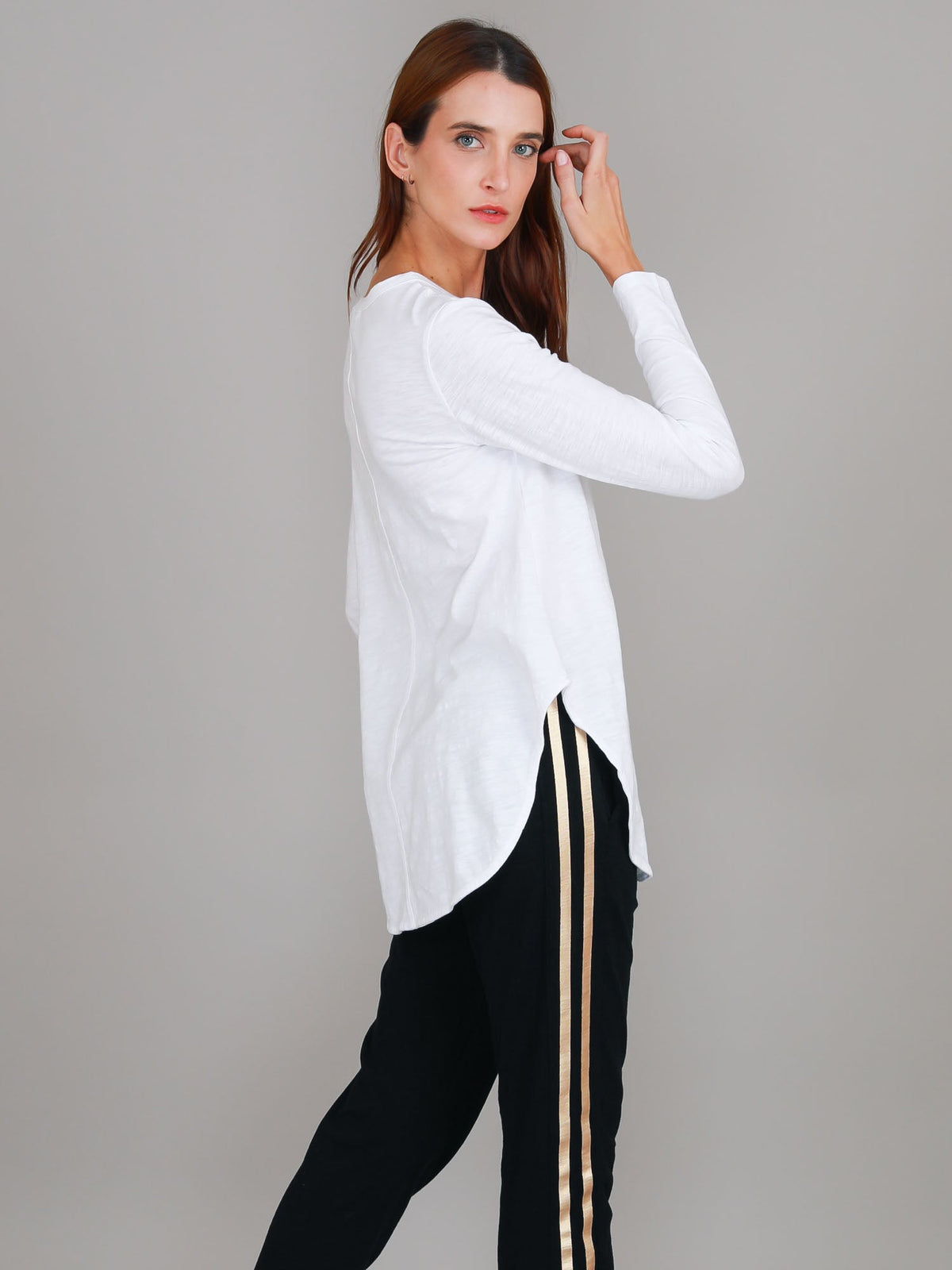 Scarlett | Women's Long Sleeve T-Shirt – Cotton Slub Jersey