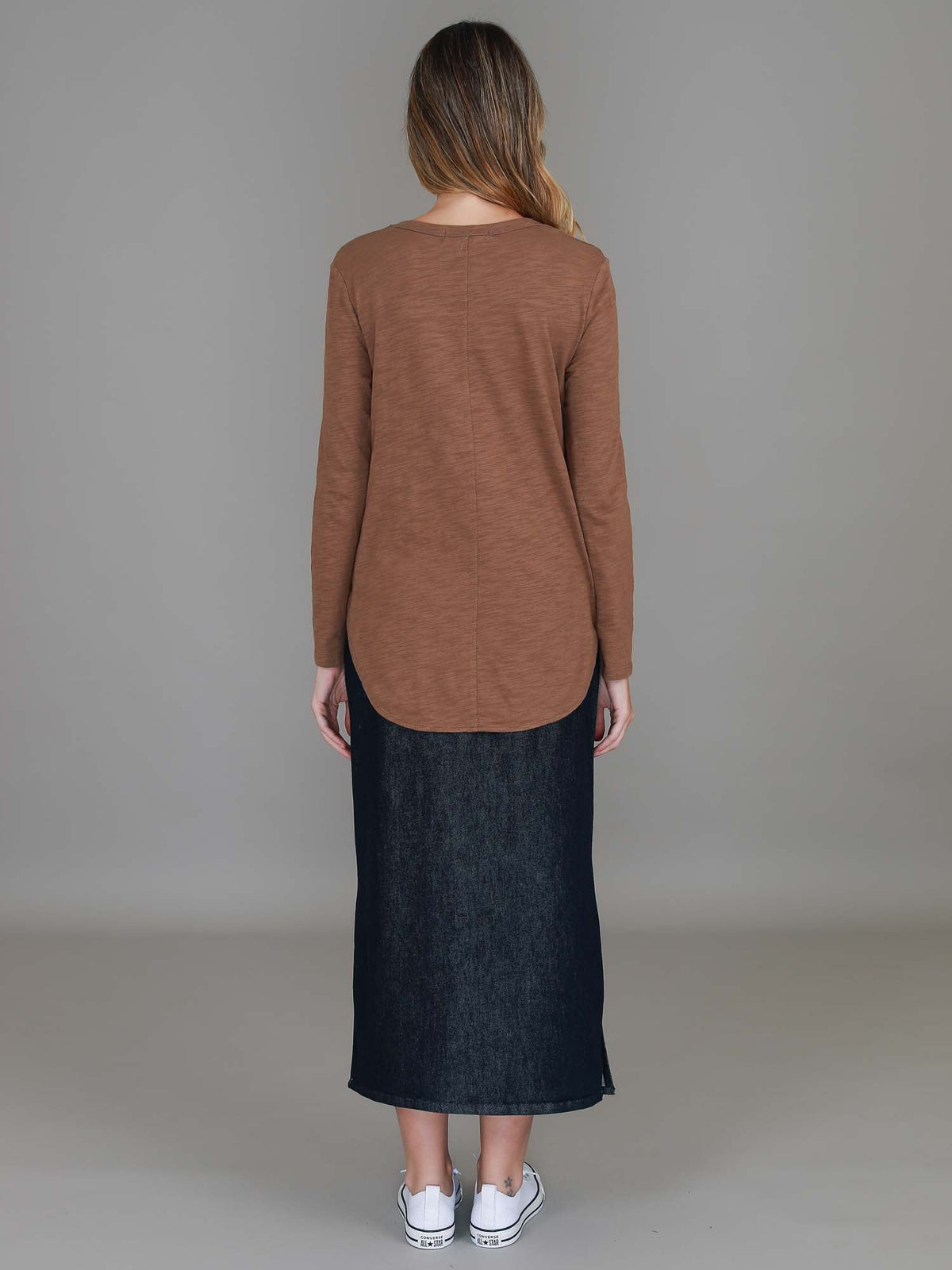 Scarlett | Women's Long Sleeve T-Shirt – Cotton Slub Jersey
