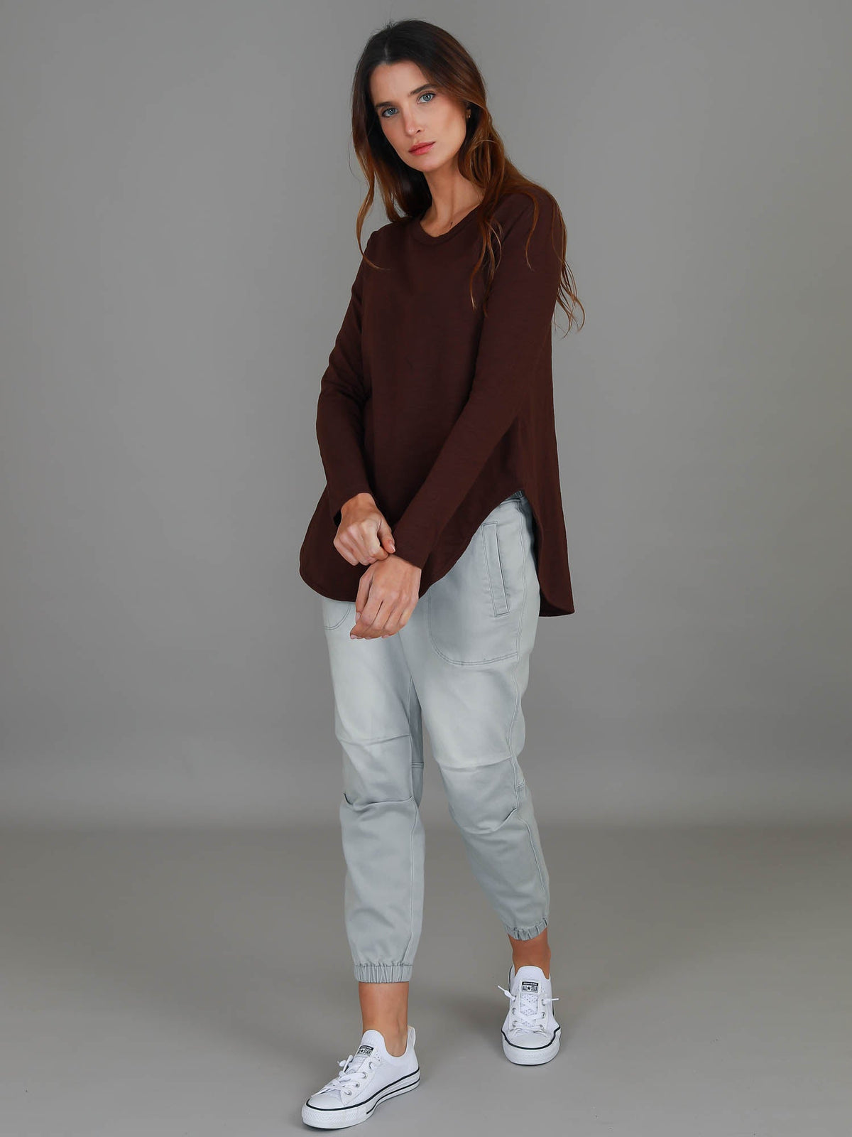 Scarlett | Women's Long Sleeve T-Shirt – Cotton Slub Jersey