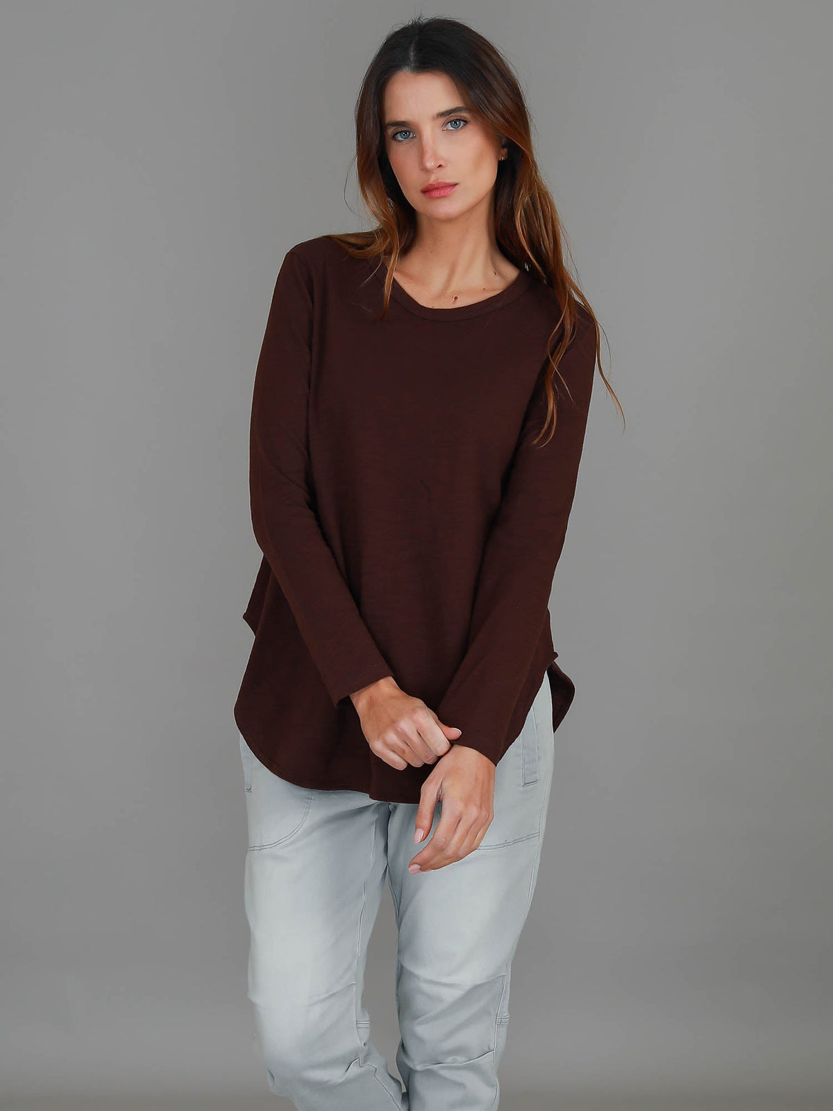 Scarlett | Women's Long Sleeve T-Shirt – Cotton Slub Jersey