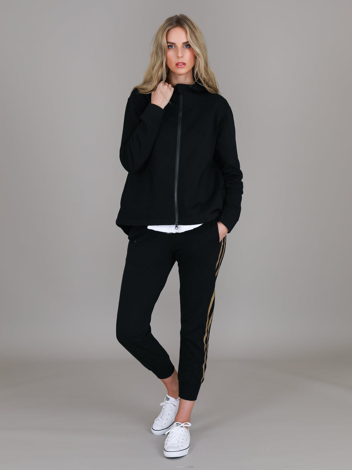 Olinda | Women's Zip-Up Hoodie Jacket – French Terry