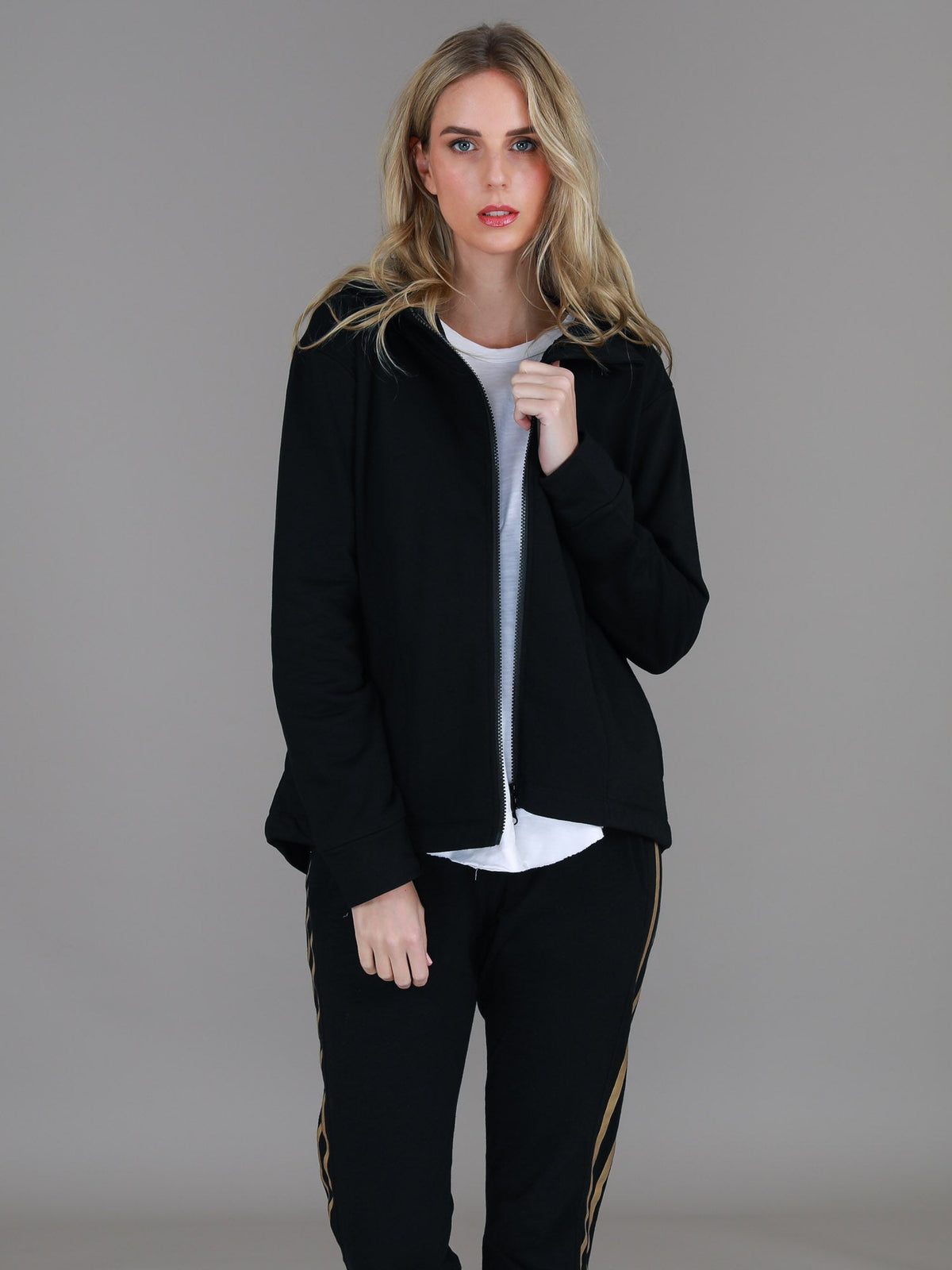 Olinda | Women's Zip-Up Hoodie Jacket – French Terry