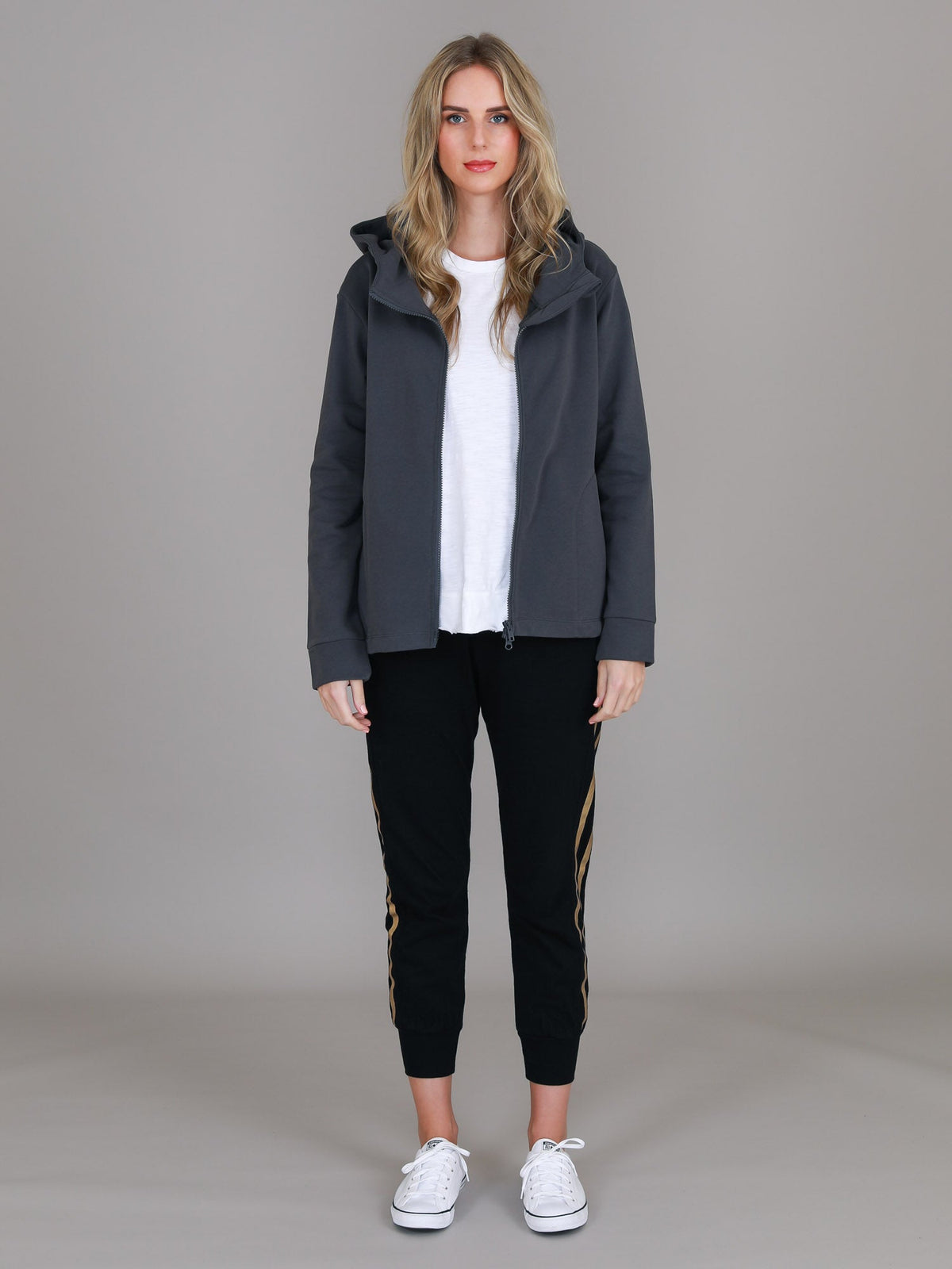 Olinda | Women's Zip-Up Hoodie Jacket – French Terry