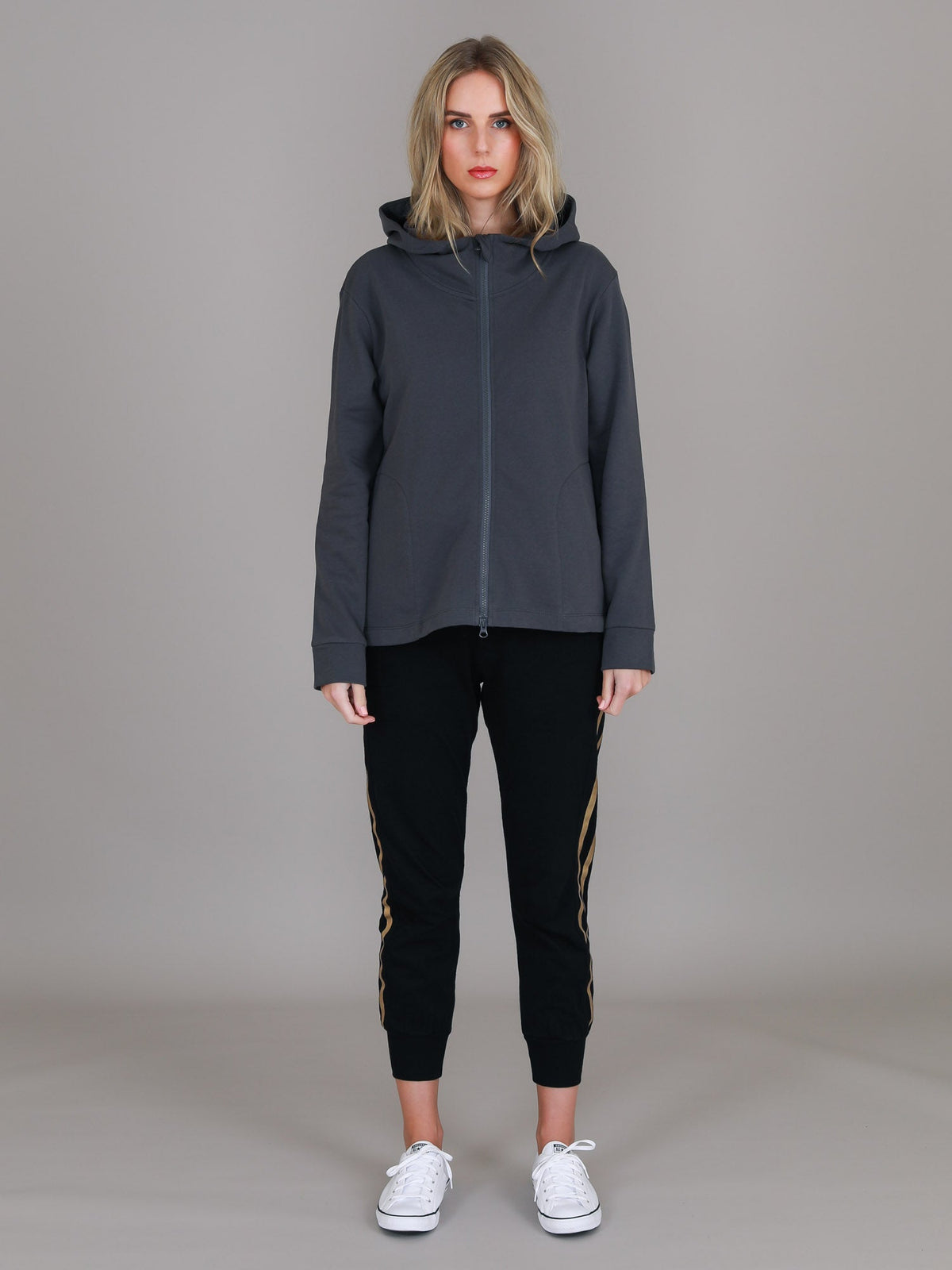 Olinda | Women's Zip-Up Hoodie Jacket – French Terry