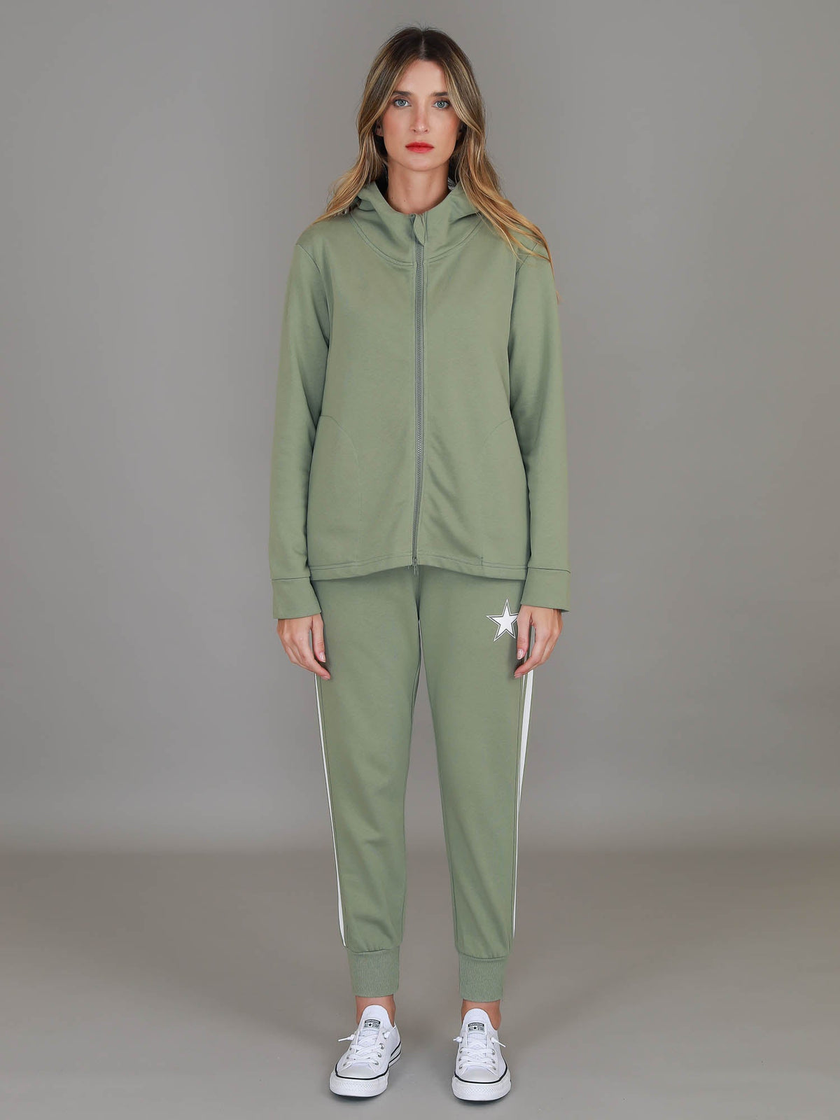 Olinda | Women's Zip-Up Hoodie Jacket – French Terry