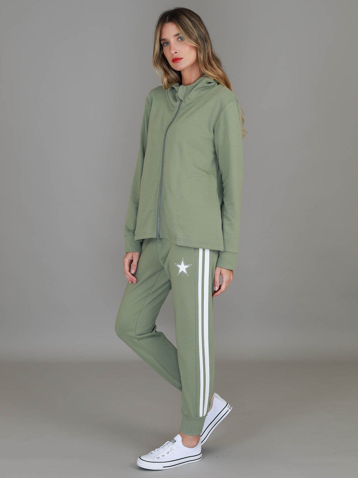 Olinda | Women's Zip-Up Hoodie Jacket – French Terry
