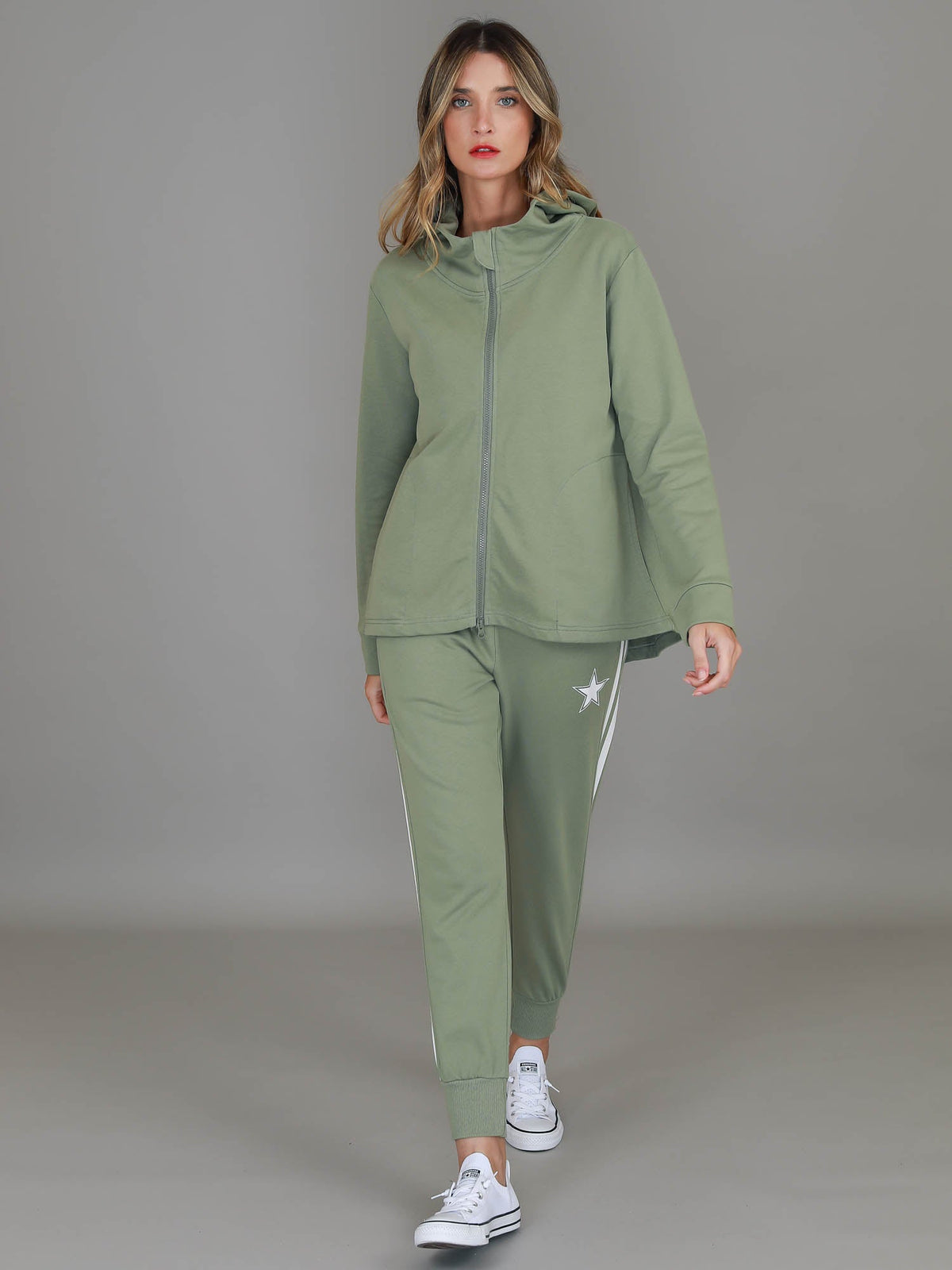 Olinda | Women's Zip-Up Hoodie Jacket – French Terry