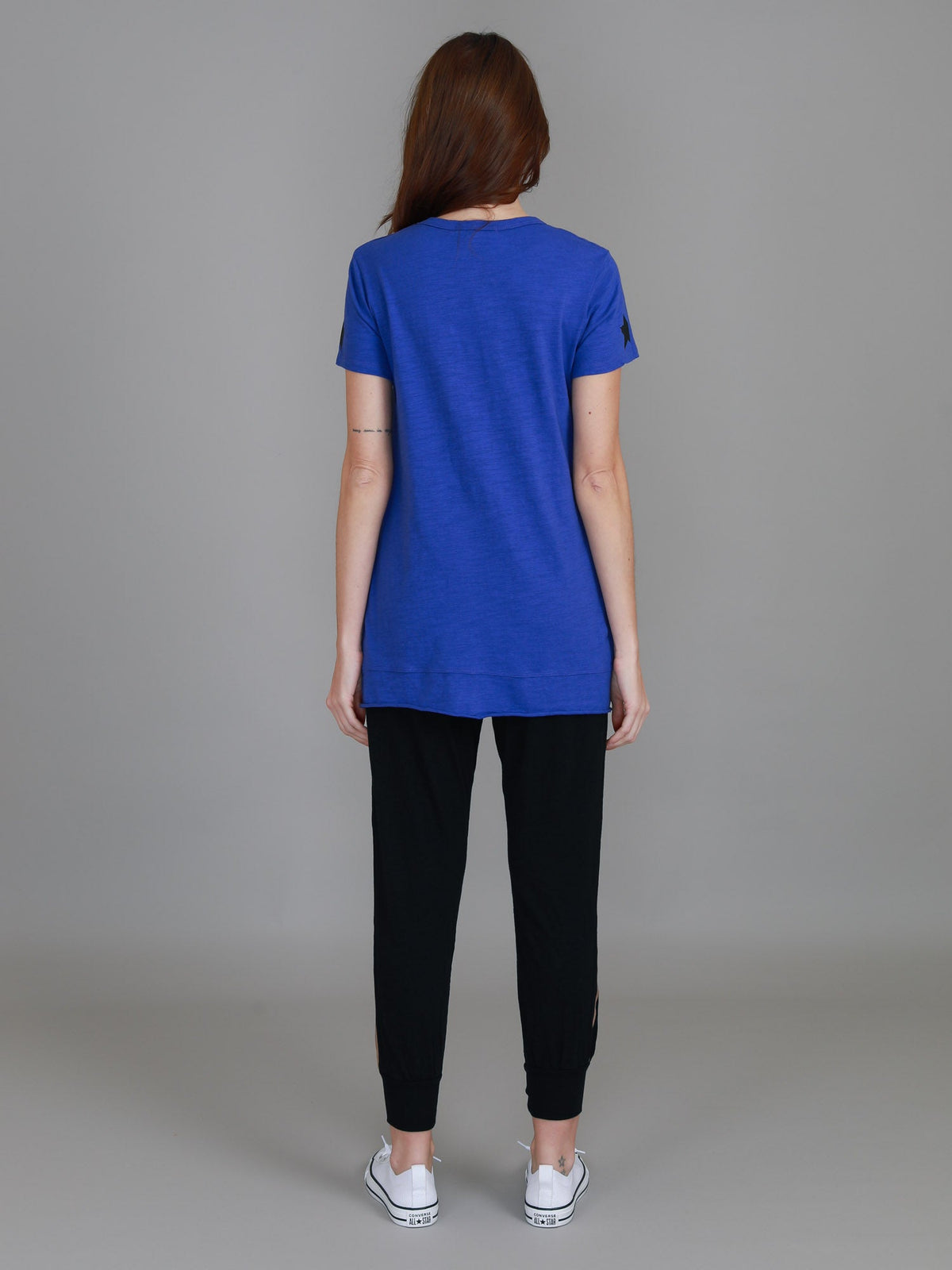 Rosemary Splice Star Leopard Print T Shirt