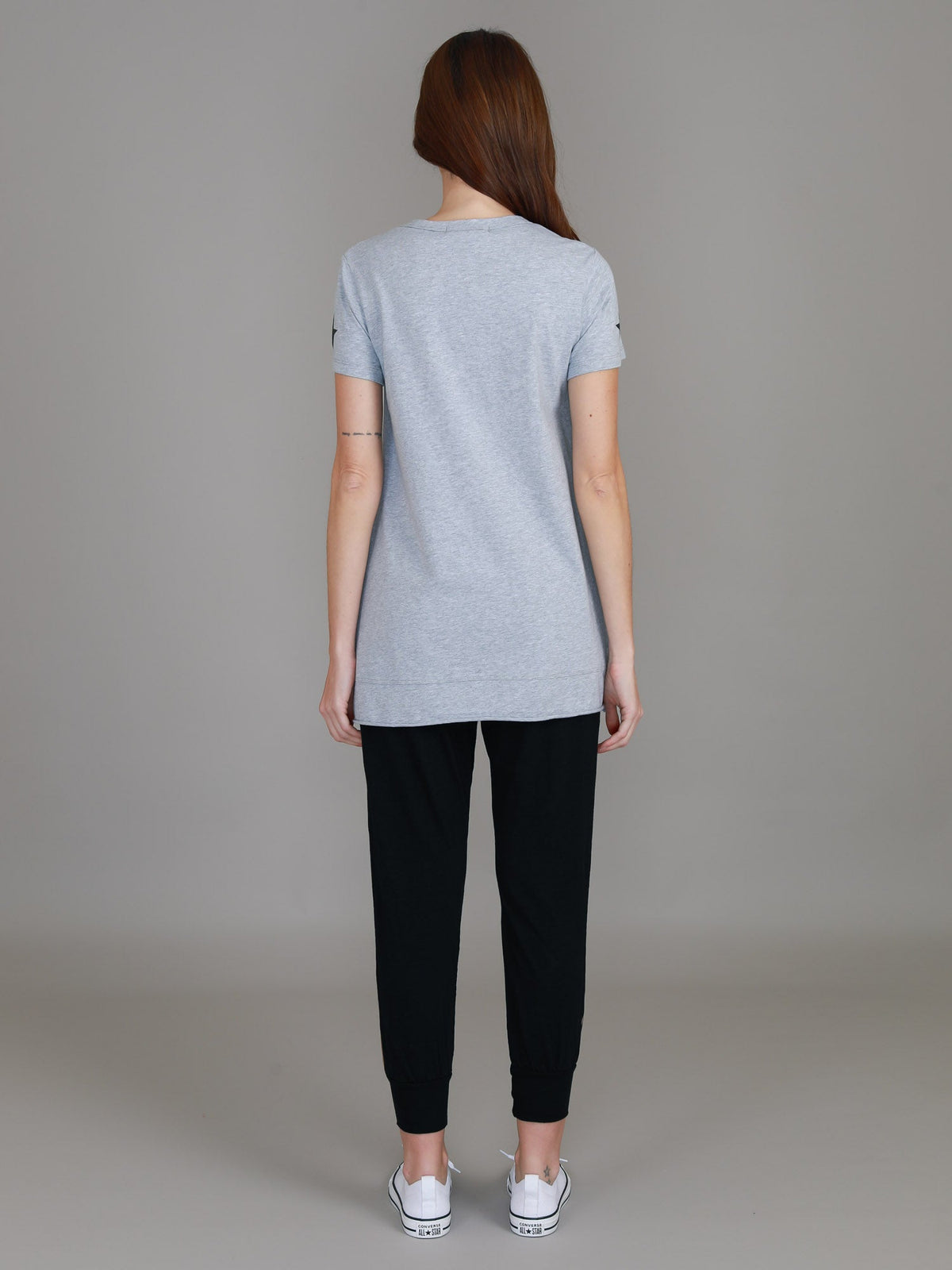 Rosemary Splice Star Leopard Print T Shirt