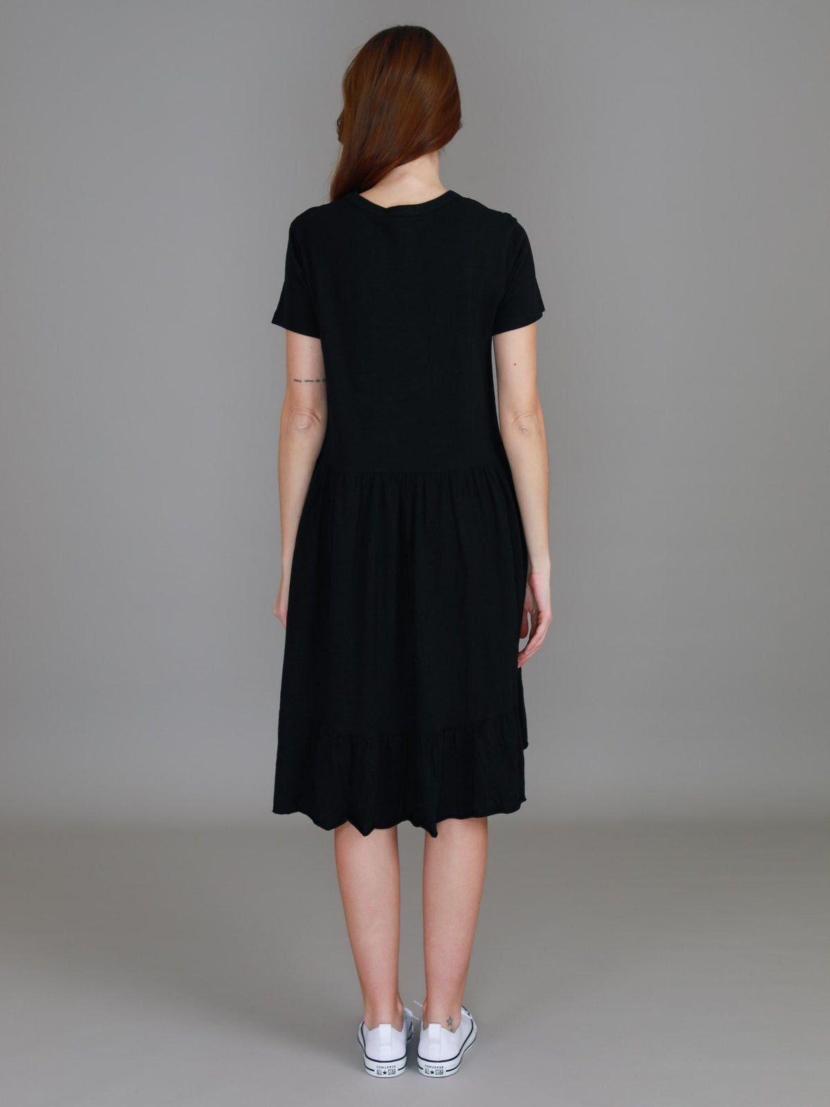 Sienna | Women's Tiered T Shirt Dress – Cotton Jersey