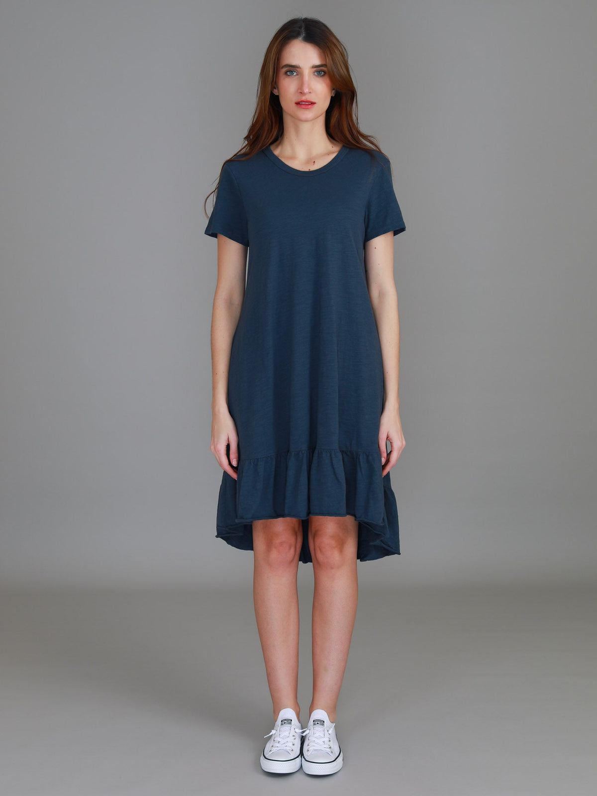 Sienna | Women's Tiered T Shirt Dress – Cotton Jersey