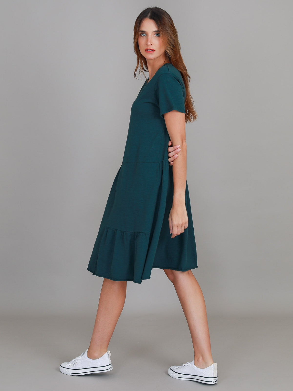 Ruby | Women's Short Sleeve Dress – Cotton Jersey