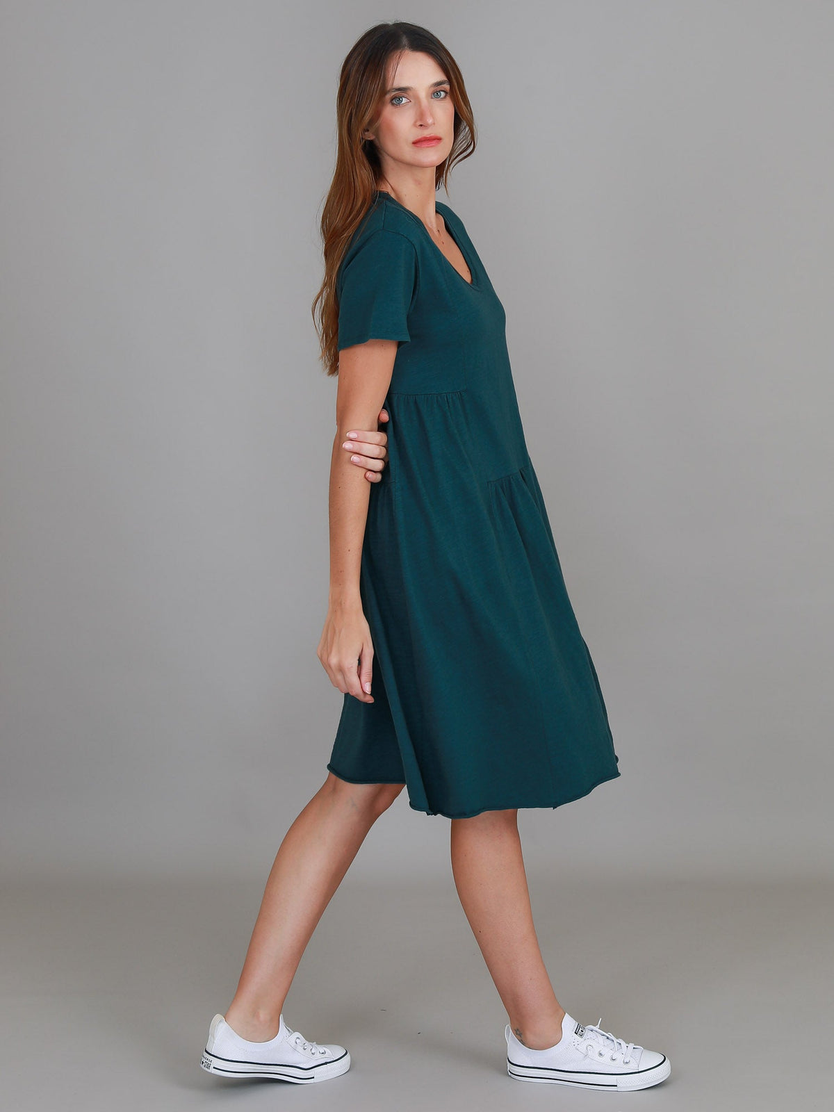 Ruby | Women's Short Sleeve Dress – Cotton Jersey