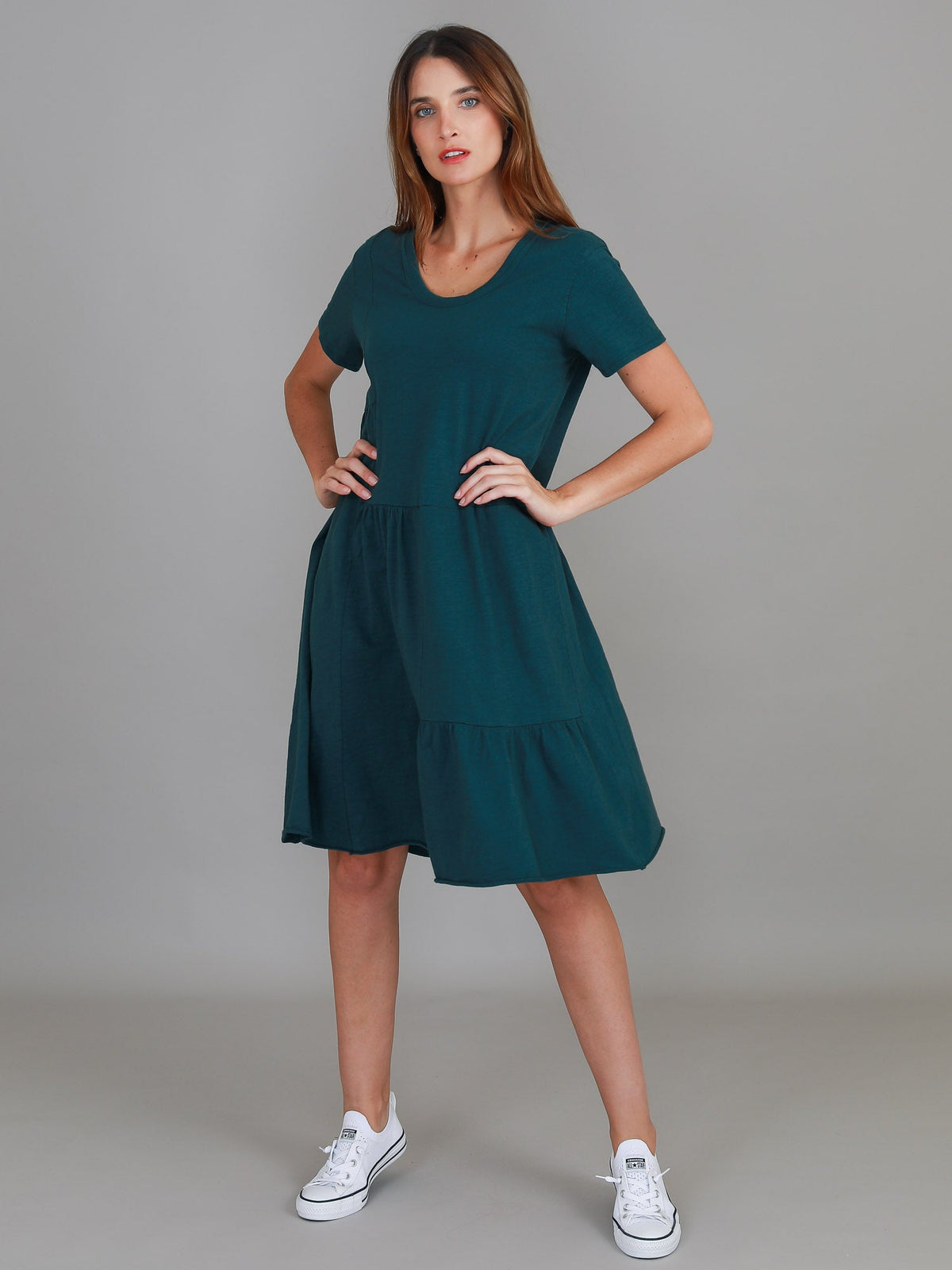 Ruby | Women's Short Sleeve Dress – Cotton Jersey