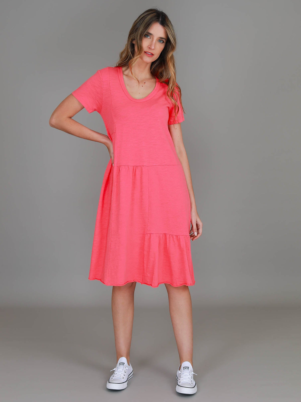 Ruby | Women's Short Sleeve Dress – Cotton Jersey