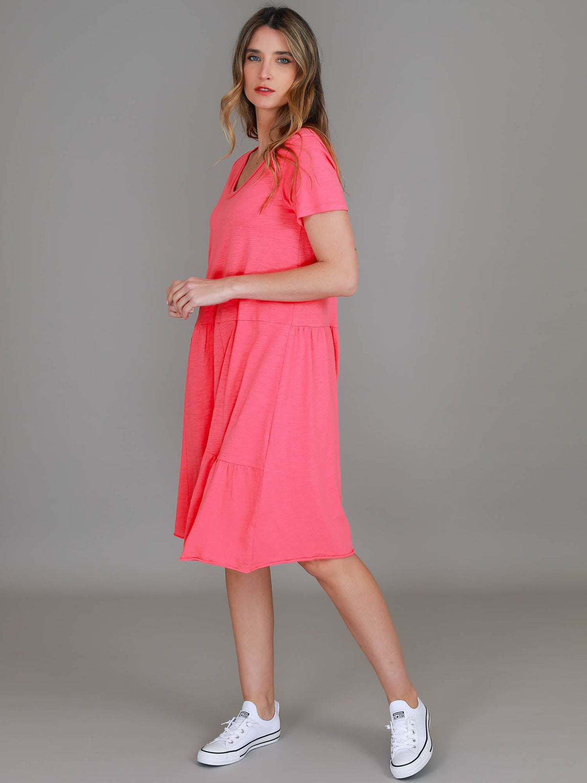 Ruby | Women's Short Sleeve Dress – Cotton Jersey