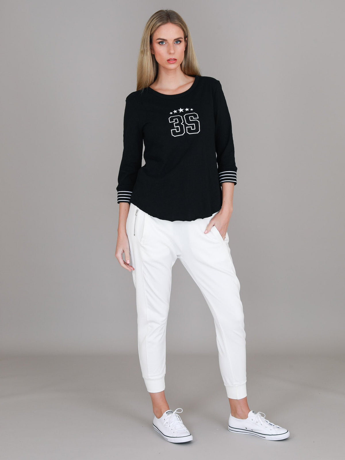 Teagan 3/4 Sleeve T Shirt (Sale)