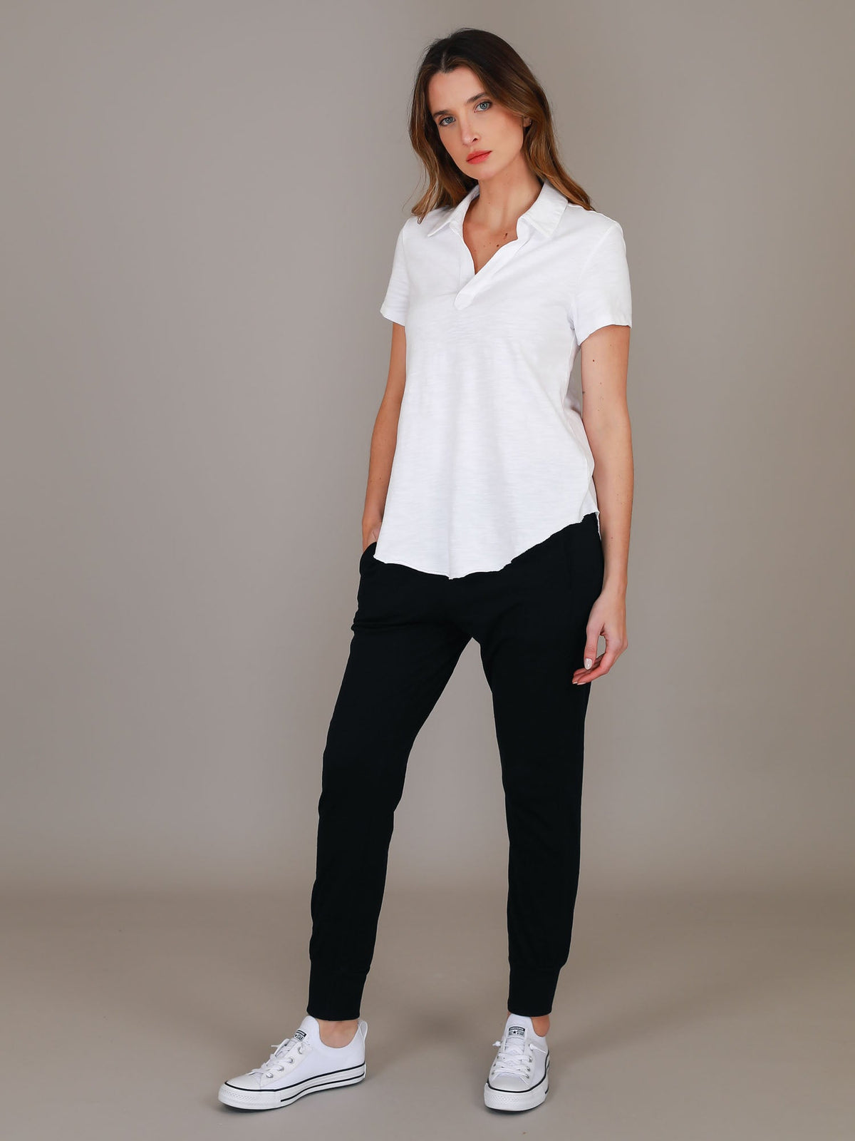 Amber +5cm | Women's Slim Fit Jogger Pants – Cotton Jersey