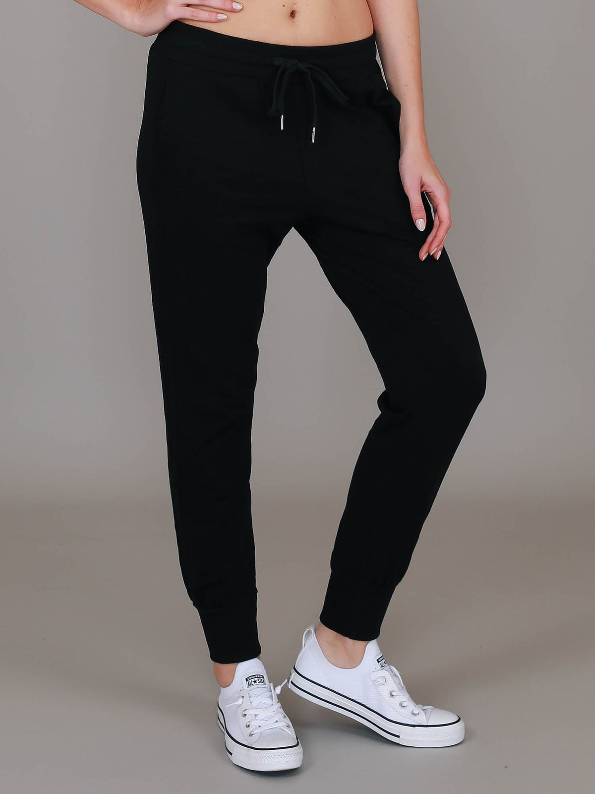 Amber +5cm | Women's Slim Fit Jogger Pants – Cotton Jersey