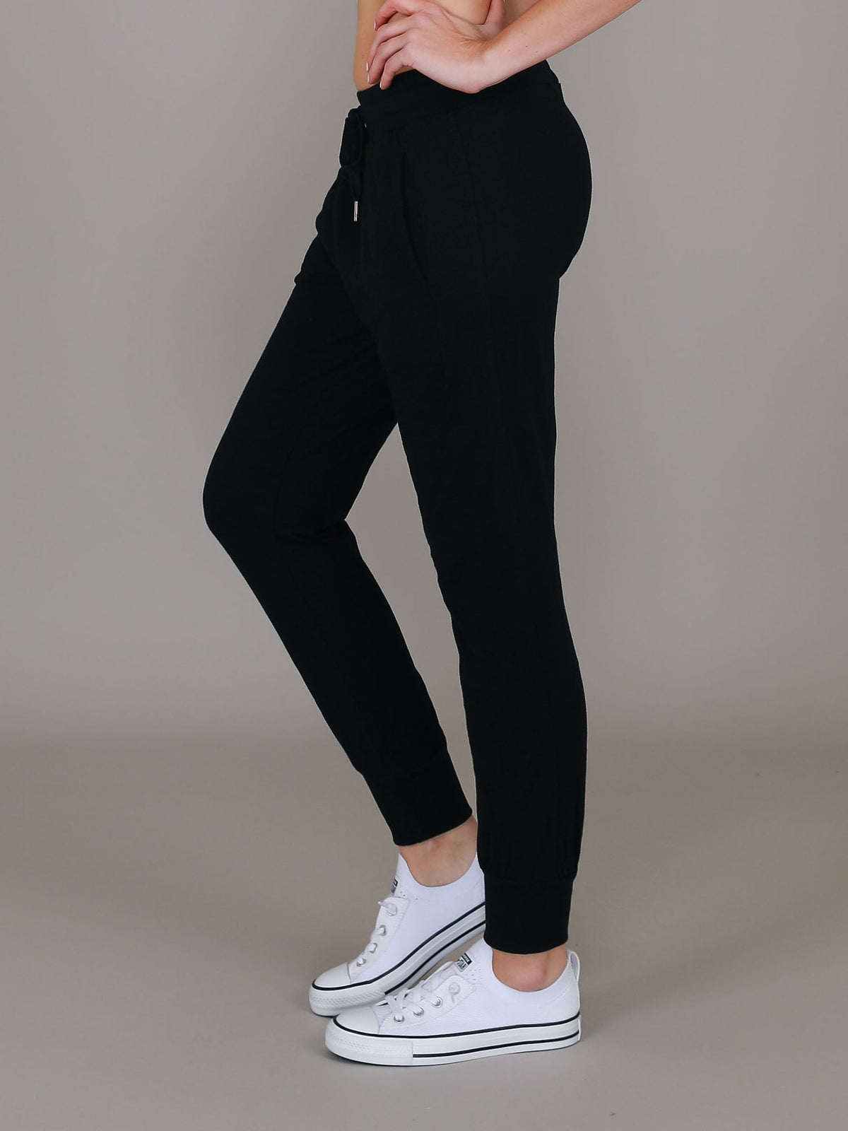 Amber +5cm | Women's Slim Fit Jogger Pants – Cotton Jersey