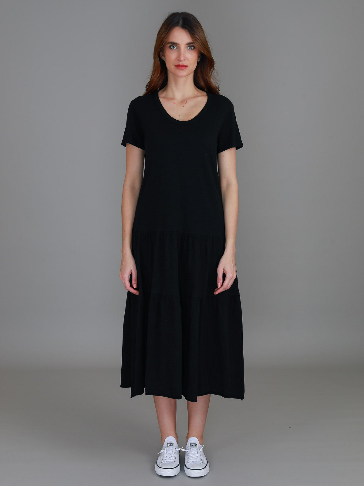 Hazel Tiered Midi Dress