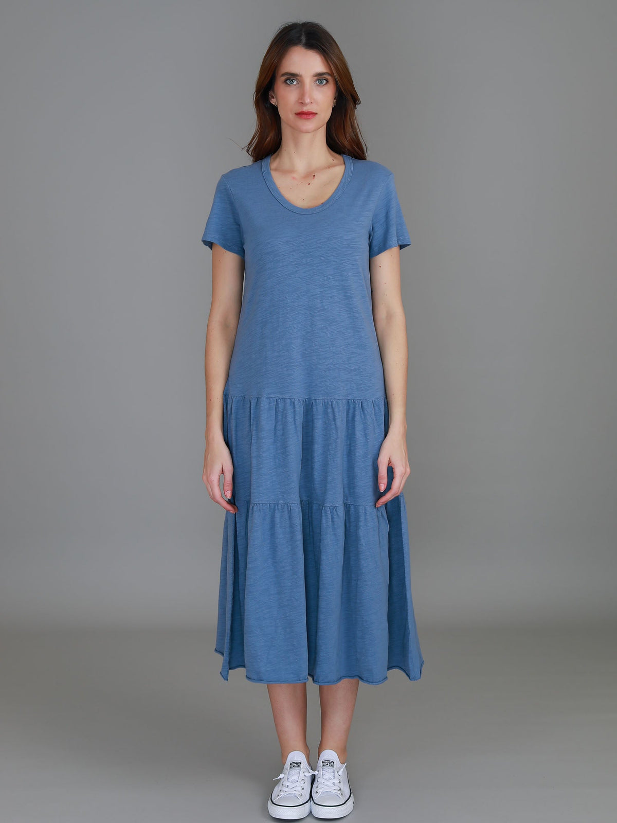 Hazel Tiered Midi Dress