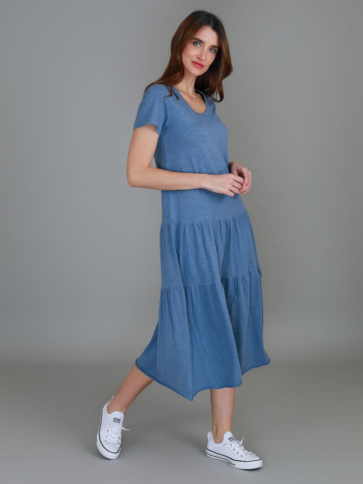 Hazel Tiered Midi Dress