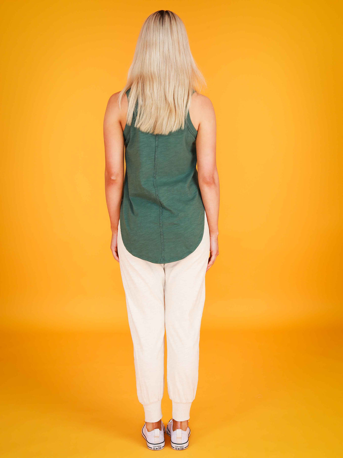 Audrey | Women's V-Neck Tank Top – Cotton Slub Jersey