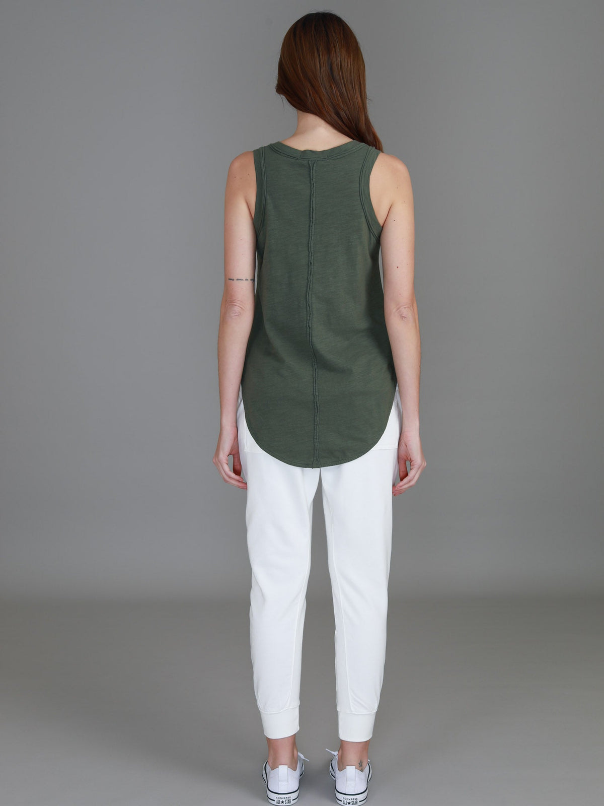Audrey | Women's V-Neck Tank Top – Cotton Slub Jersey