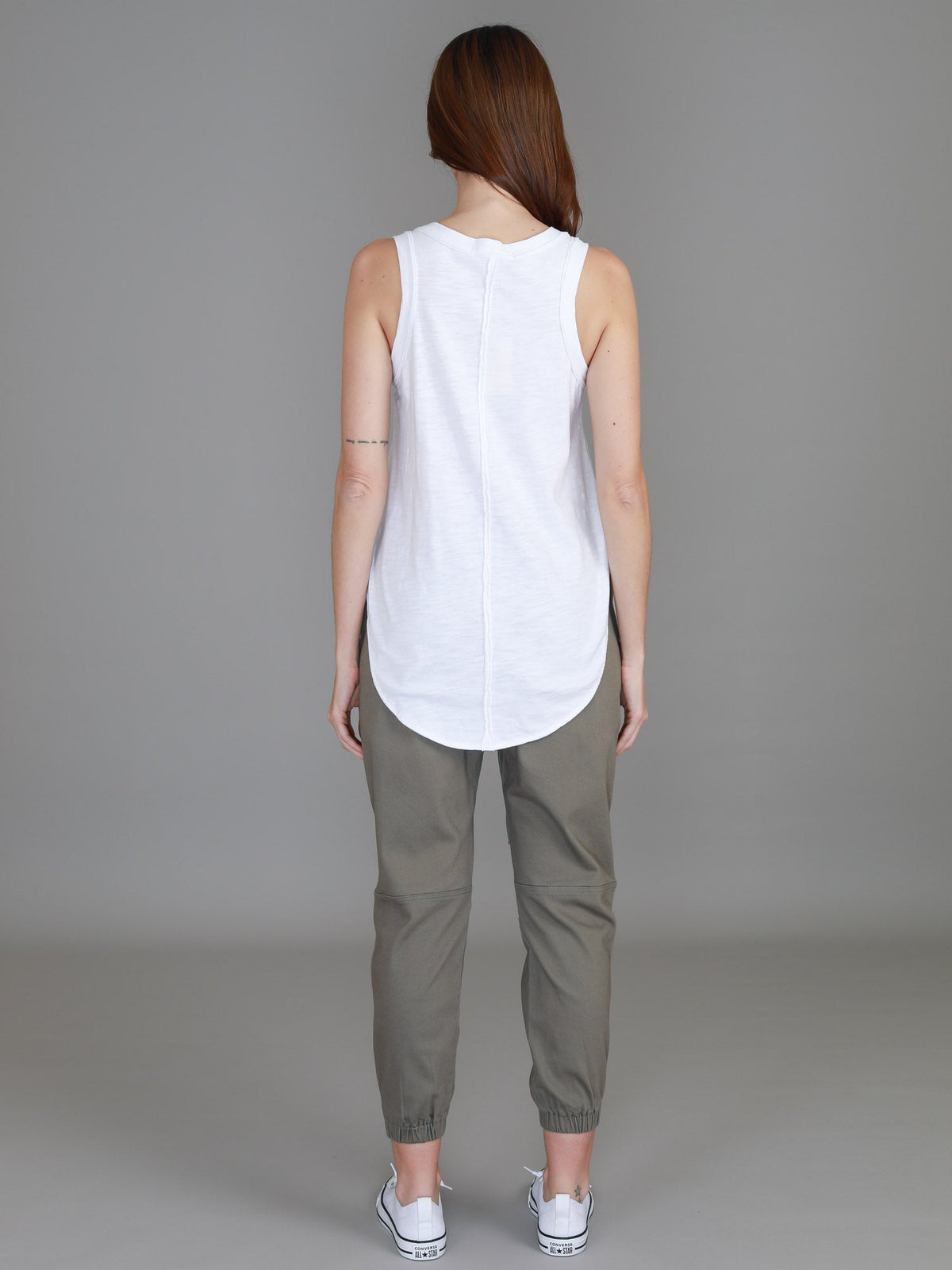 Audrey | Women's V-Neck Tank Top – Cotton Slub Jersey