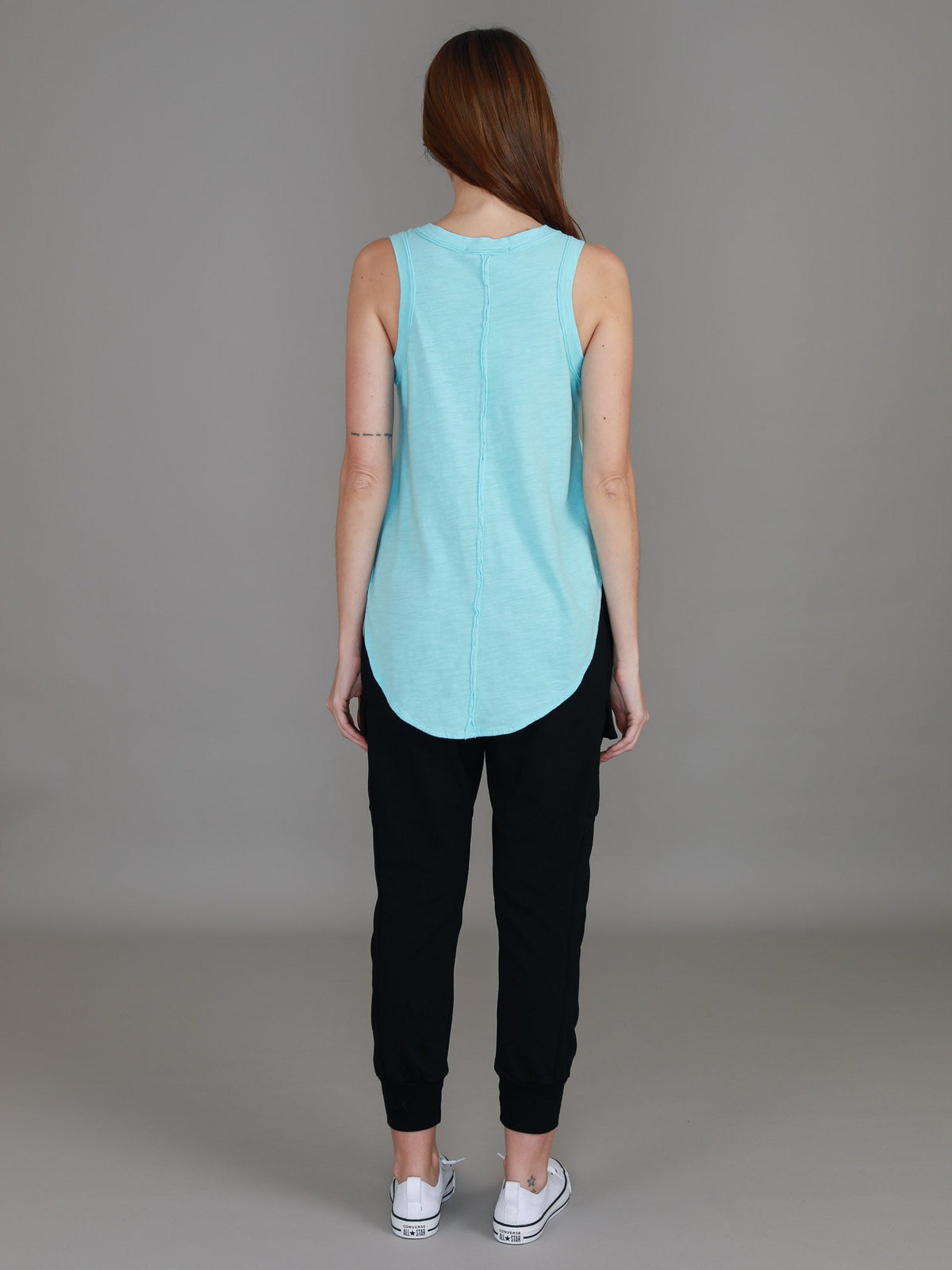 Audrey | Women's V-Neck Tank Top – Cotton Slub Jersey