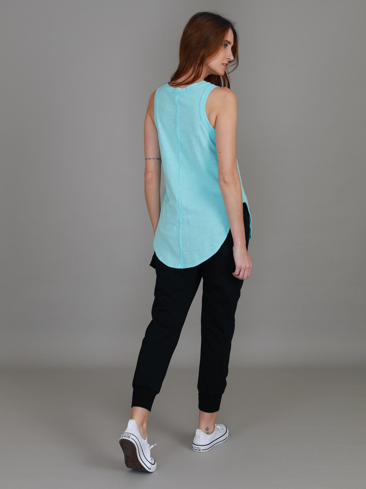 Audrey | Women's V-Neck Tank Top – Cotton Slub Jersey