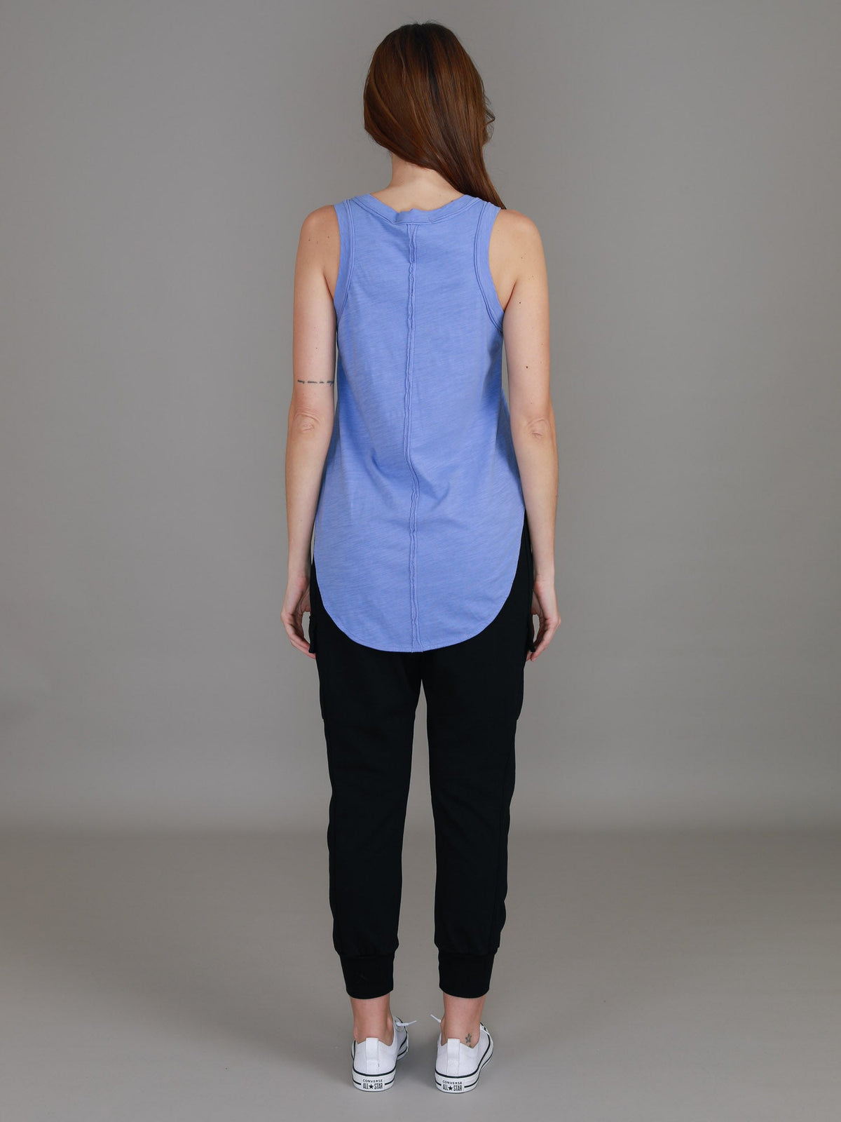 Audrey | Women's V-Neck Tank Top – Cotton Slub Jersey
