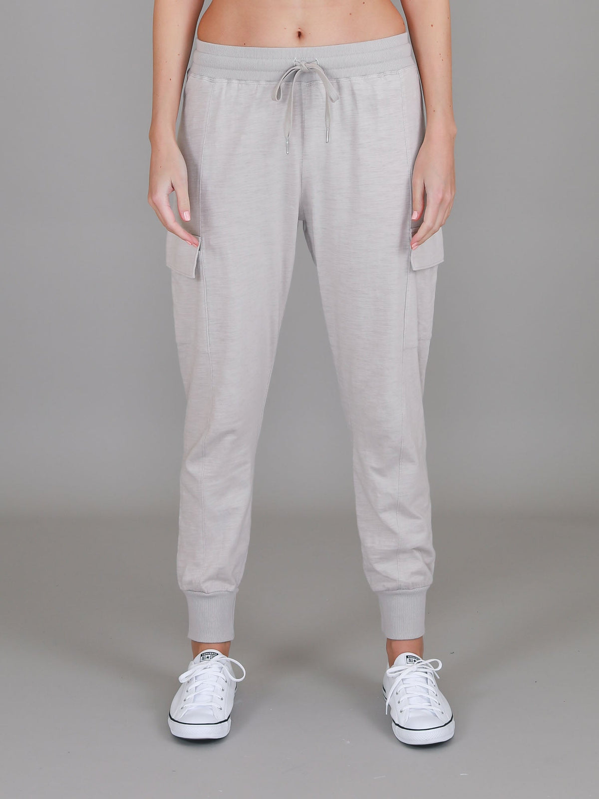 Cargo Jogger | Women's Tapered Cargo Pants – Cotton Jersey